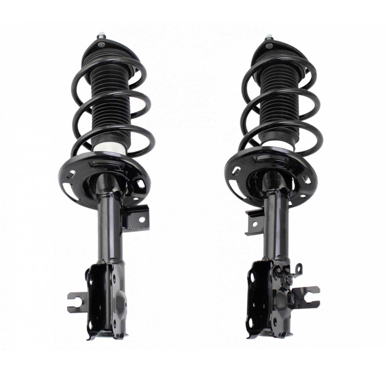 Trq Front Strut & Coil Spring Assembly Set Driver & Passenger Sides Compatible With 14-18 Mazda 3