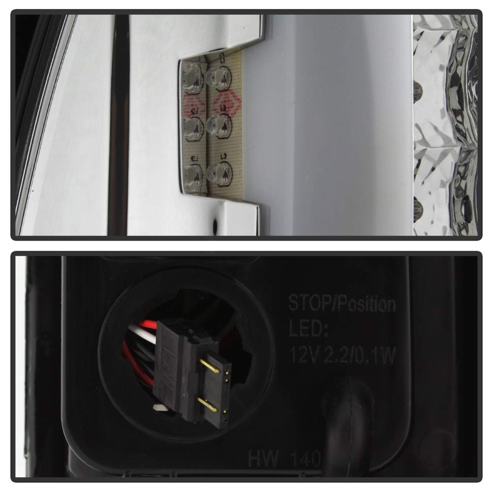 Acanii - For 2005-2015 Toyota Tacoma Led Tube Tail Lights Brake Lamps 05-15 Left+Right