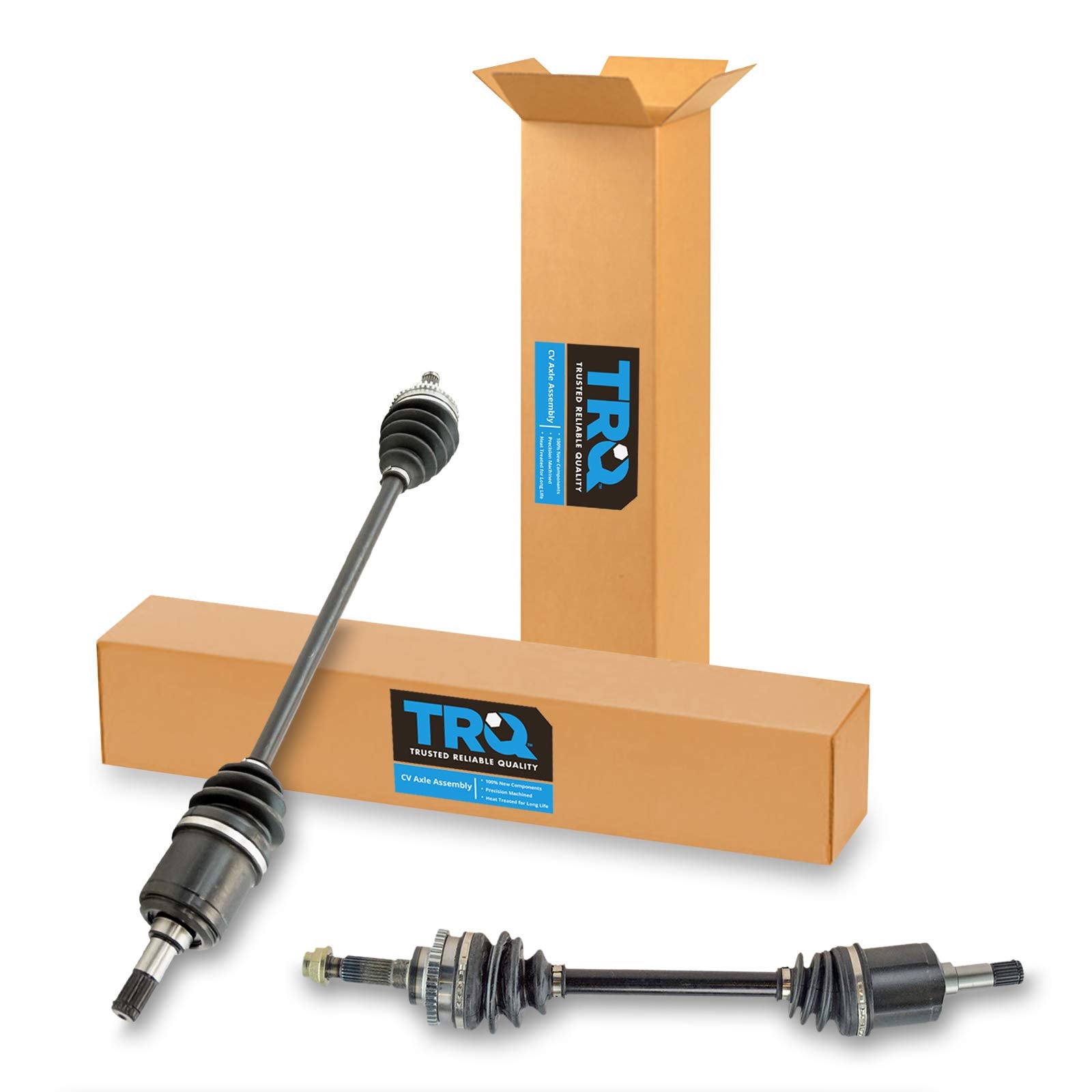 Trq Front Cv Axle Shaft Assembly Set Compatible With 1991-2002 Ford Escort 1990-1994 Mazda 323 Protege 1991-1999 Mercury Tracer