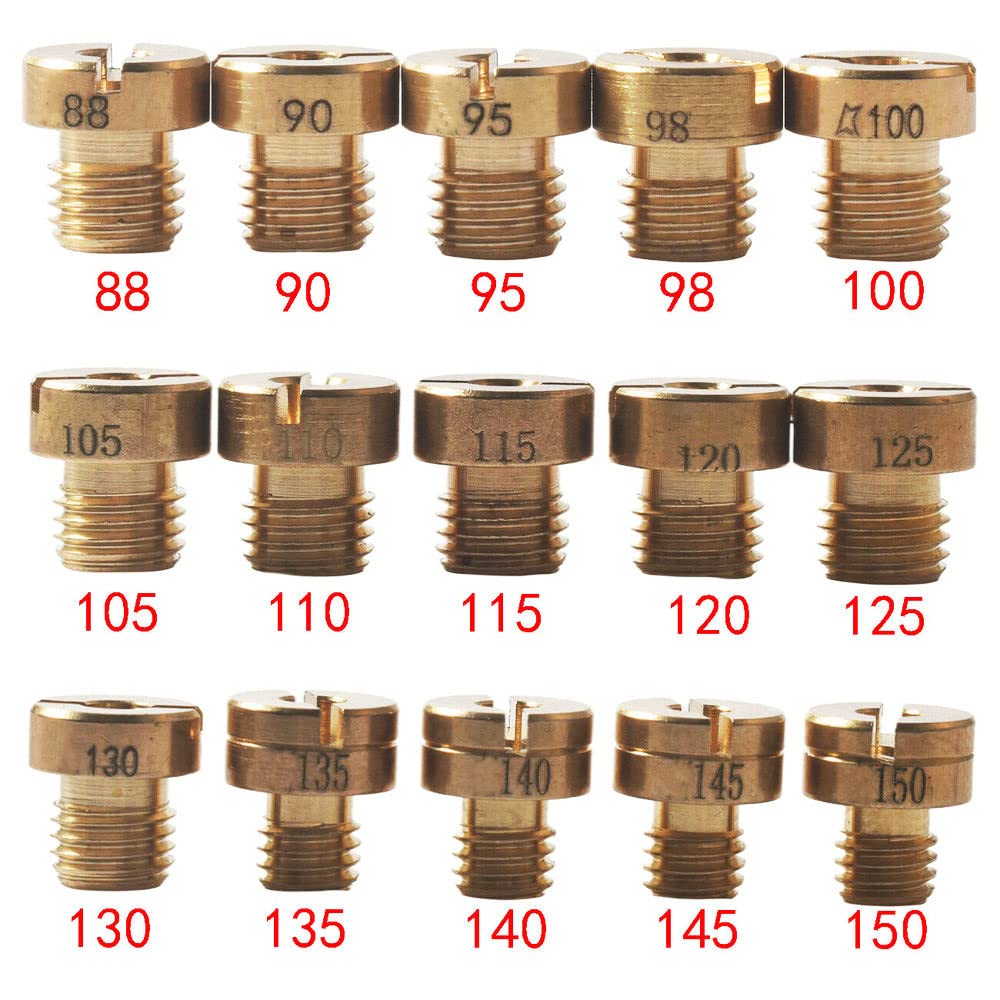 25Pcs Carburetor Main Jet Kit Compatible With Mikuni Vm22 Vm24 125/150/200/250/Dirt Pit Bike Atv