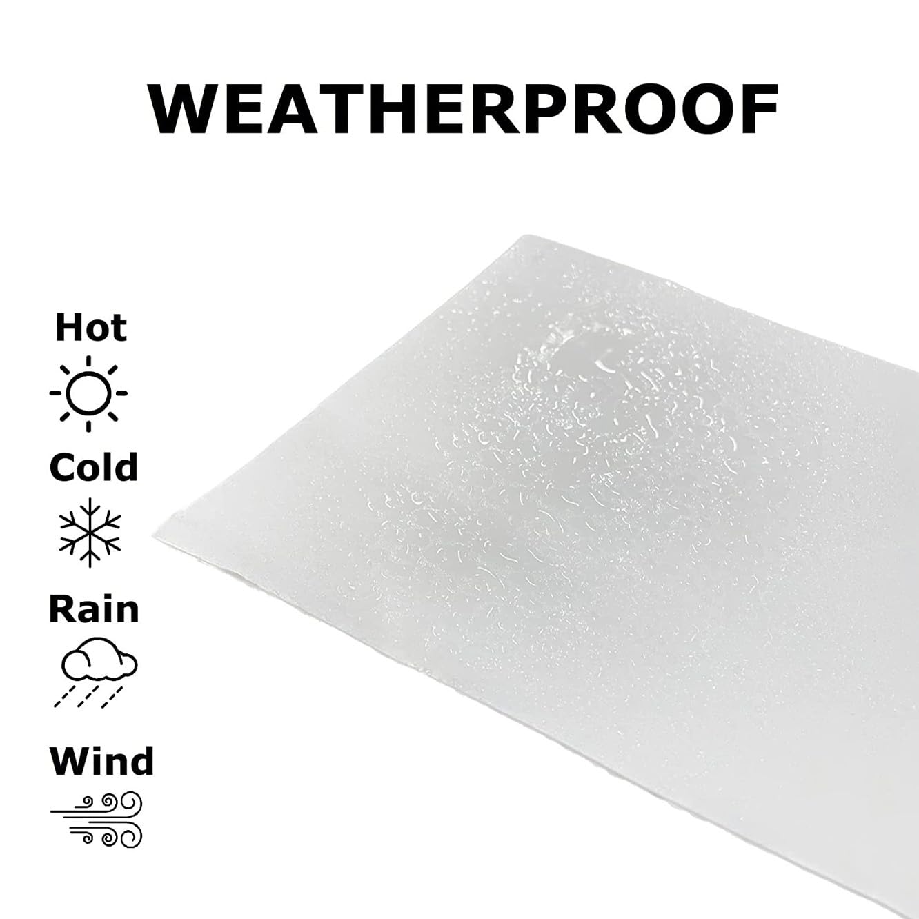 FastSeal RV Roof Tape, 6'' x 50' White, RV Sealant Tape for Camper Roof Repair, Trailer Roof Sealant, Stop Camper Roof Leaks, UV