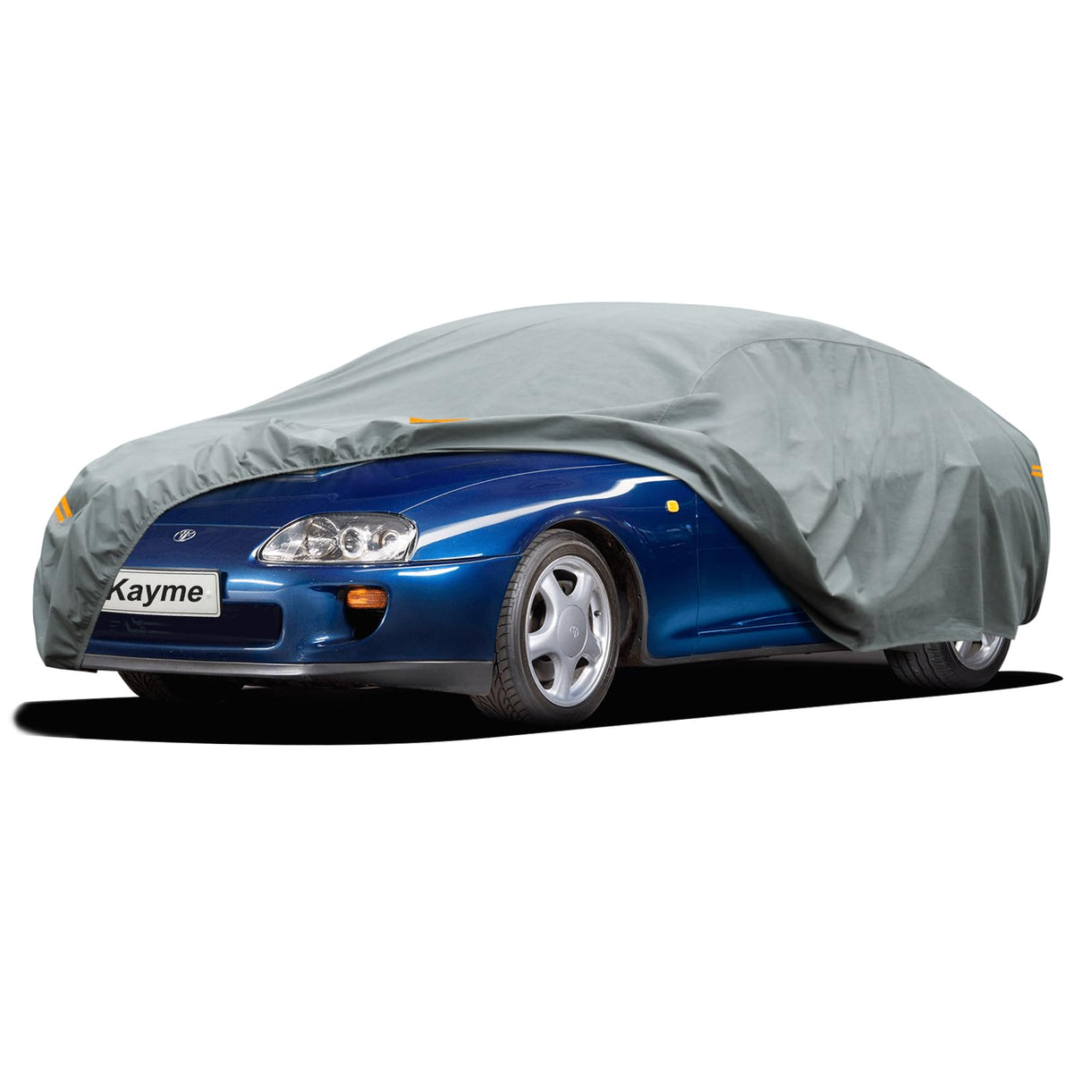 Kayme Heavy Duty Car Cover Custom Fit Toyota Celica (1973-2006) Waterproof All Weather For Automobiles, Full Exterior Covers Sun