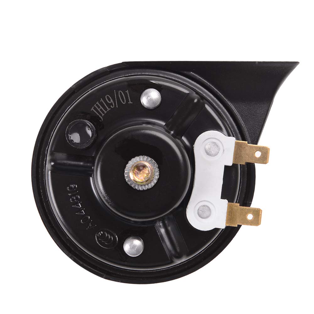 Evermotor Car Horn 12V Loud Air Horn Universal Signal Speaker For Motorcycle,Truck,Golf Cart,Moped,Scooter,Atv 118 Db Snail Horns With E-Mark