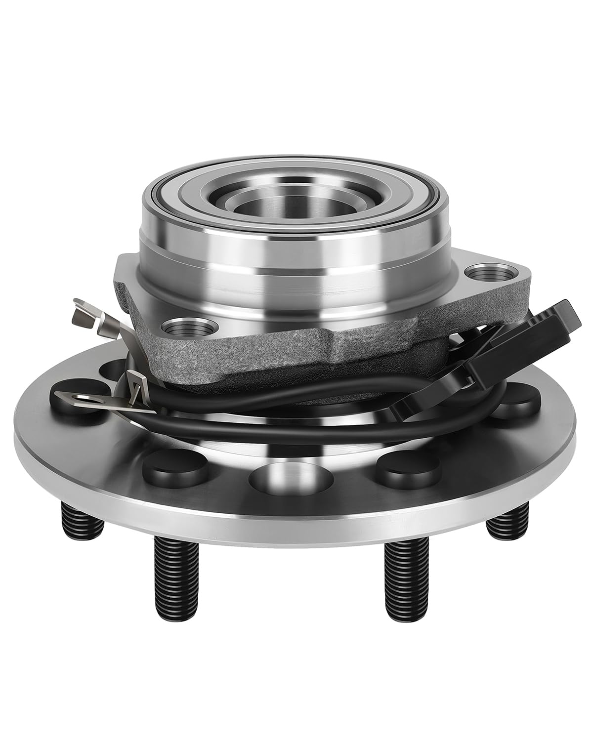 ECCPP Wheel Hub and Bearing Assembly Front 515024 fit 1995-2000 Chevy Cadillac GMC 4WD Replacement for 6 lugs wheel hub with ABS