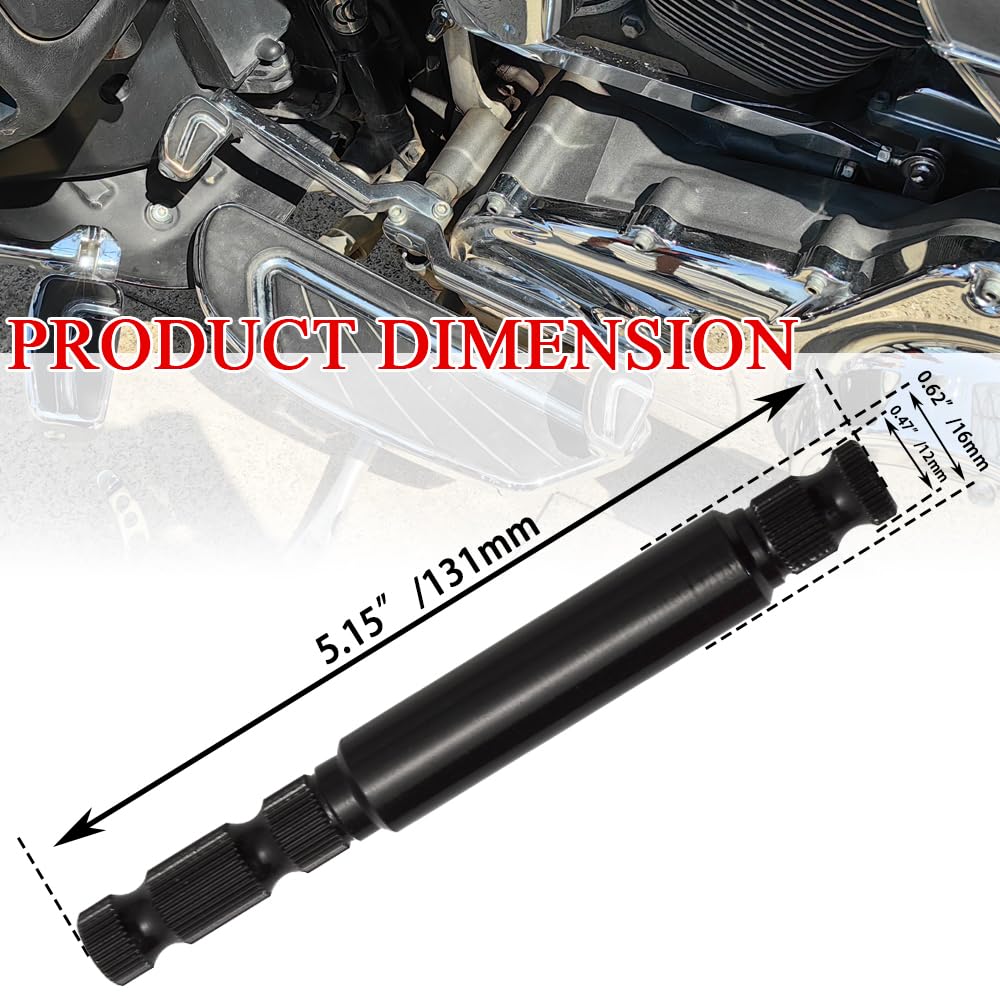 WOWTK Inner Steel Shifter Lever Shaft fits for Harley Touring Road King Electra Glide Street Glide 1984-2016 Replace for 33709-8