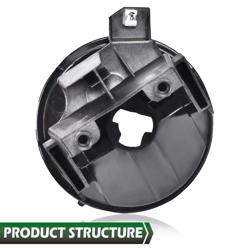 Grand Orange Bumper Fog Light Lamp Front Right Passenger Side W/Bulbs Compatible With 2001-2004 Dodge Dakota/2001-2003 Dodge Dur