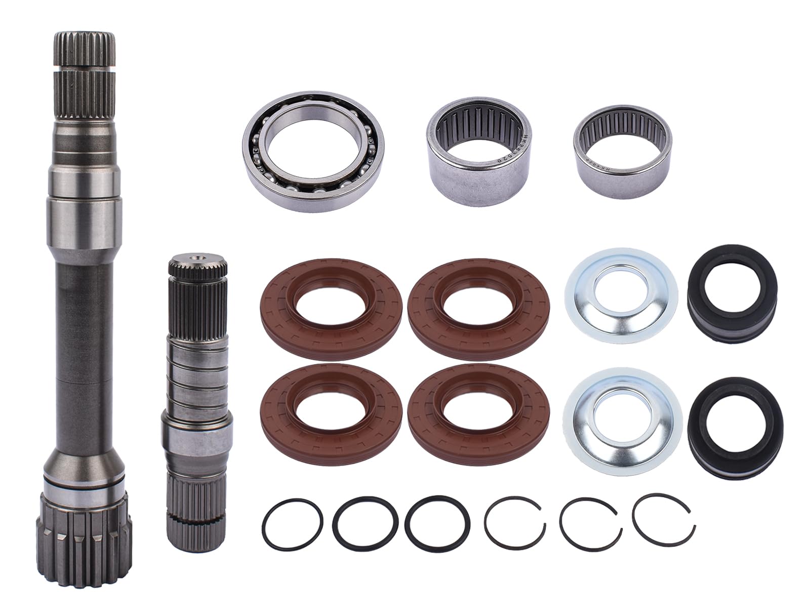 Flynsu Front Differential Axle Intermediate Shaft Kit Replacement For 2012-2021 Dodge Ram 1500 Inner Shaft 68146594Ab, 68146594Aa, 68257420Af, 68257421Af, 68257422Af, 722N695Bka