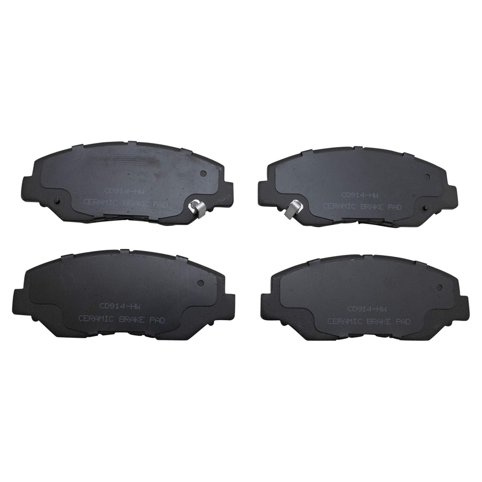 Trq Front Brake Pad & Rotor Kit Brake Pads Brake Rotor Ceramic Compatible With 2013-2014 Acura Ilx