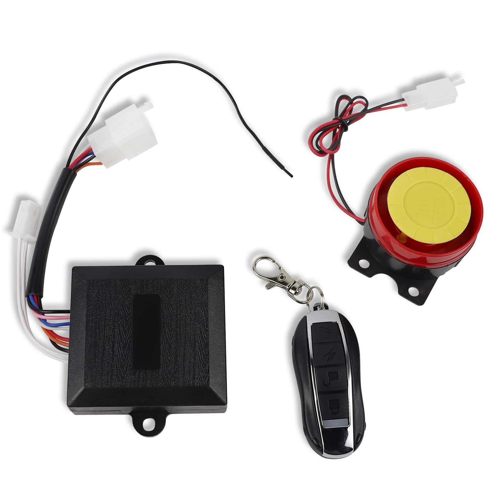 Flypig Universal Remote Control Alarm Start Kill Switch For 50Cc 70Cc 90Cc 110Cc 125Cc 135Cc 150Cc 200Cc 250Cc Atv Quad Scooter Go Cart Dirt Bike Taotao Sunl Kazuma Baja Roketa Buggy Remote Starter