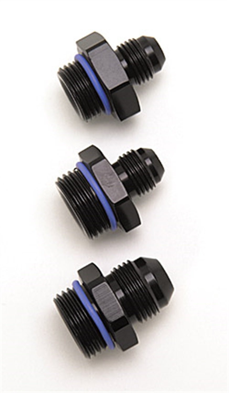 Edelbrock/Russell 670660 Black Anodized Aluminum -8An Dry Sump/Fuel Fitting