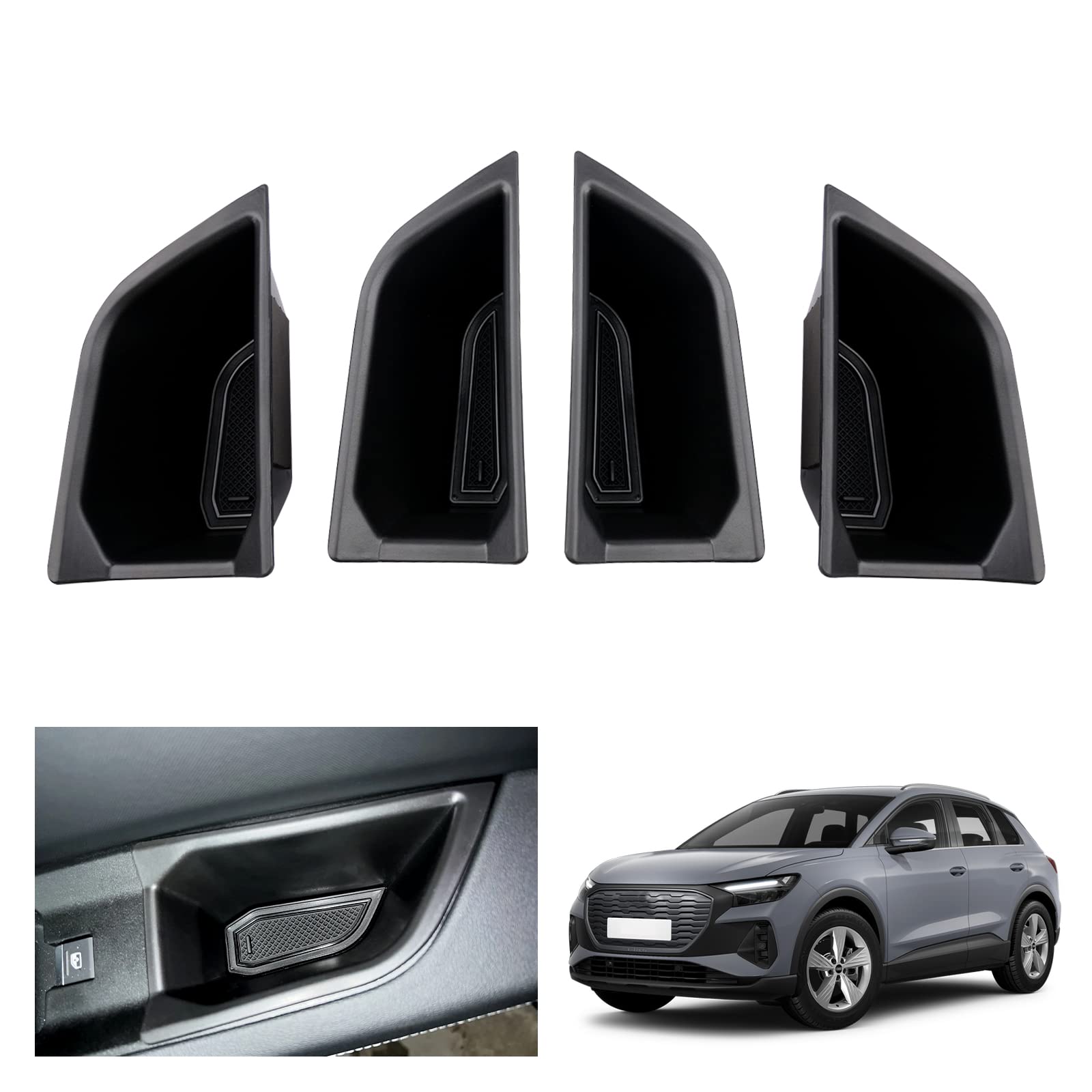GAFAT Compatible with Audi Q4 Etron 20212025 2026 Storage Box, Q4 Etron Sportback Q4 etron EV Electric 2025 Centre Console She