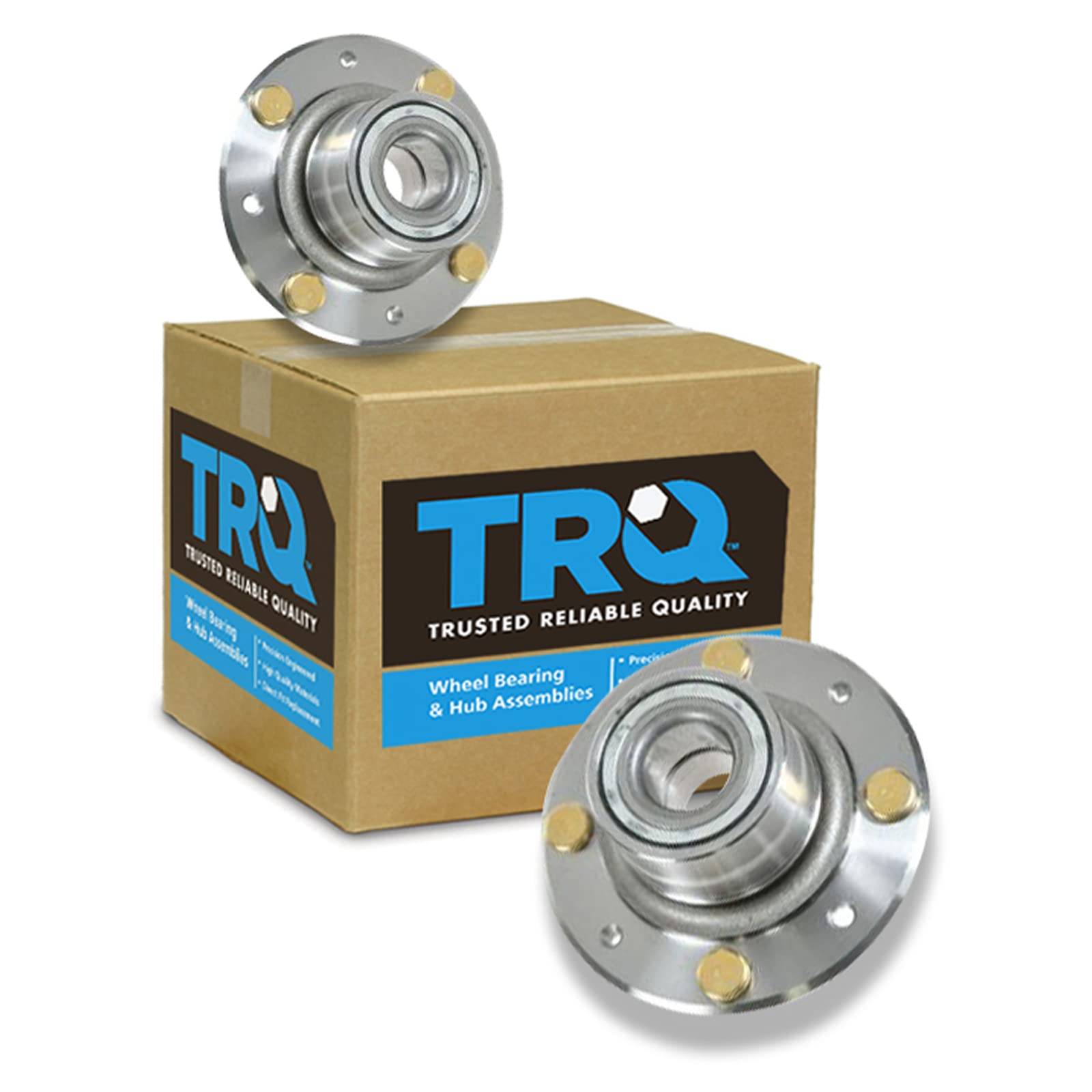 Trq Rear Wheel Hub Bearings Assembly Set Compatible With 2000-2004 Volvo S40 V40
