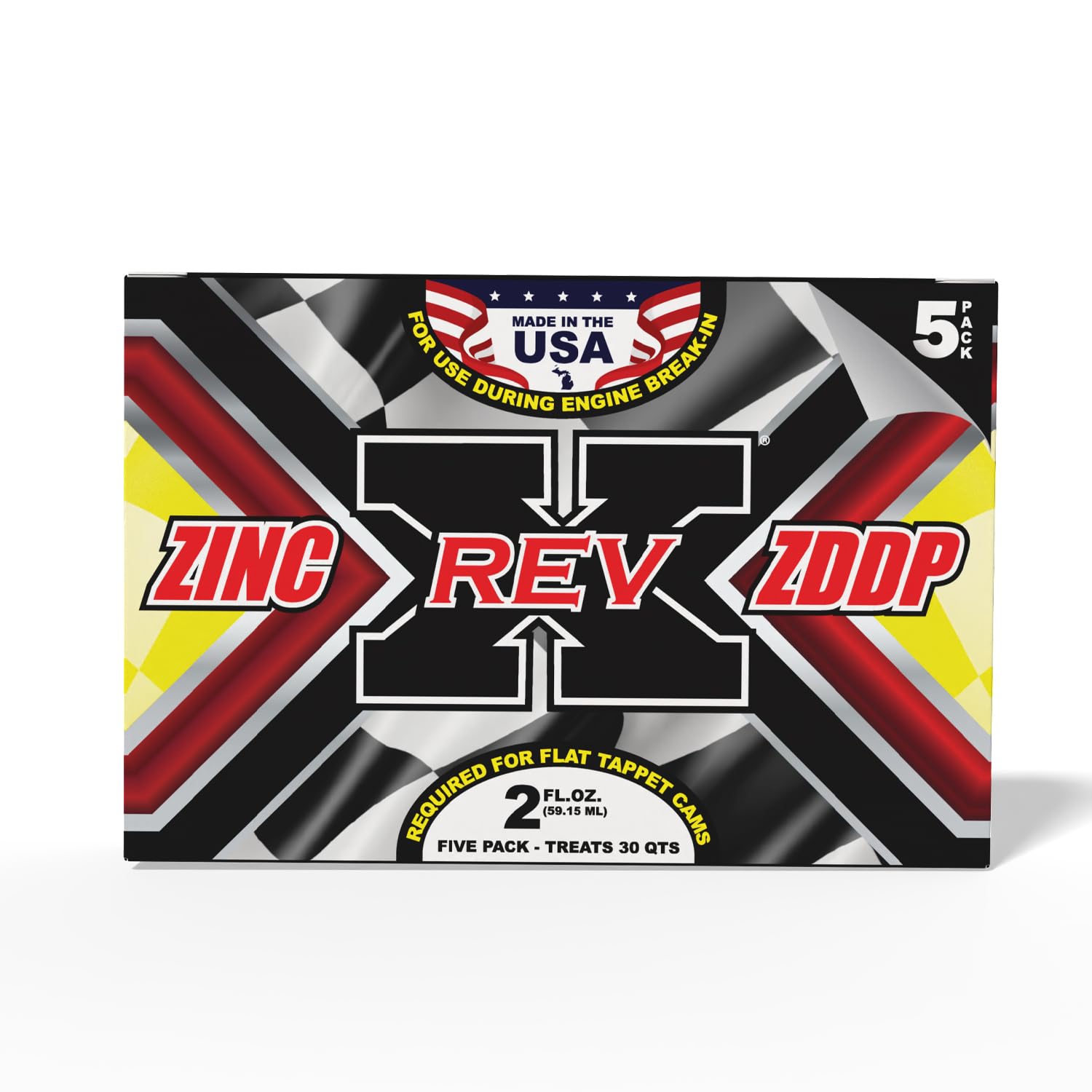 REV X ZDDP Oil Additive - Zinc & Phosphorus (5 Pack)