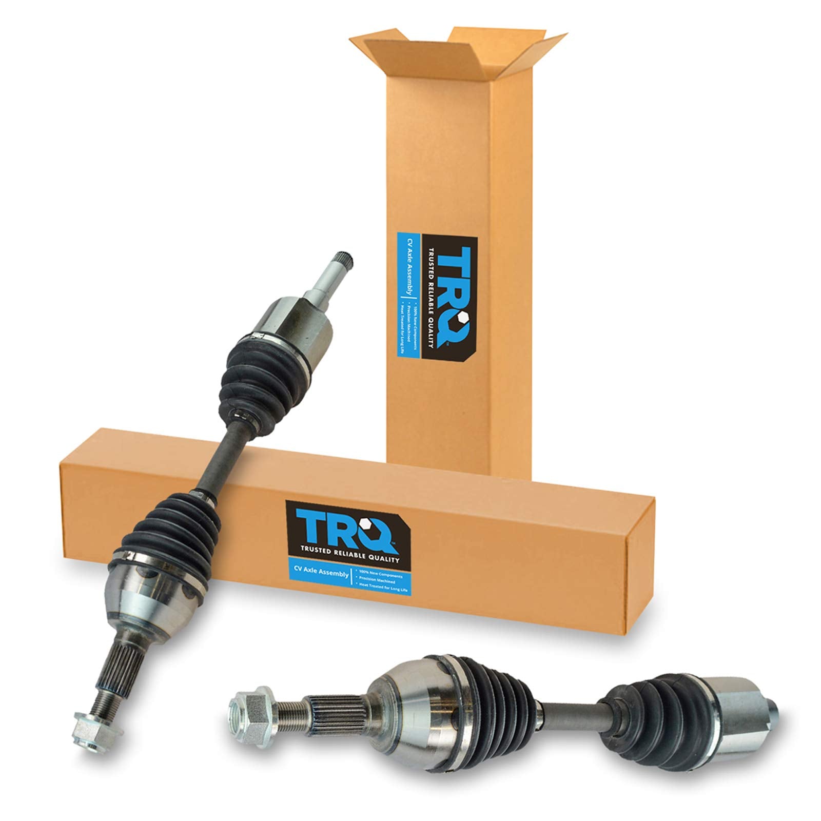 Trq Front Cv Axle Shaft Assembly Set Compatible With 2008-2012 Chevrolet Malibu 2009-2010 Pontiac G6 2009 Saturn Aura