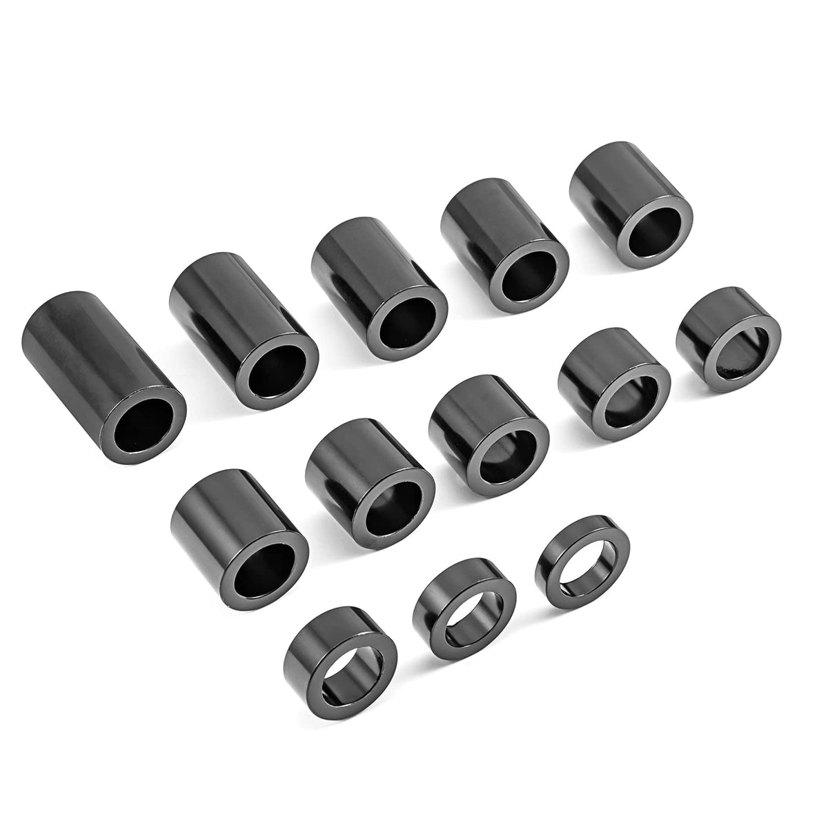 Mofun 13 Piece O.D. 1-1/8' Wheel Spacer For 3/4' Axle Compatible With The Harley WBCARB094PD44LW