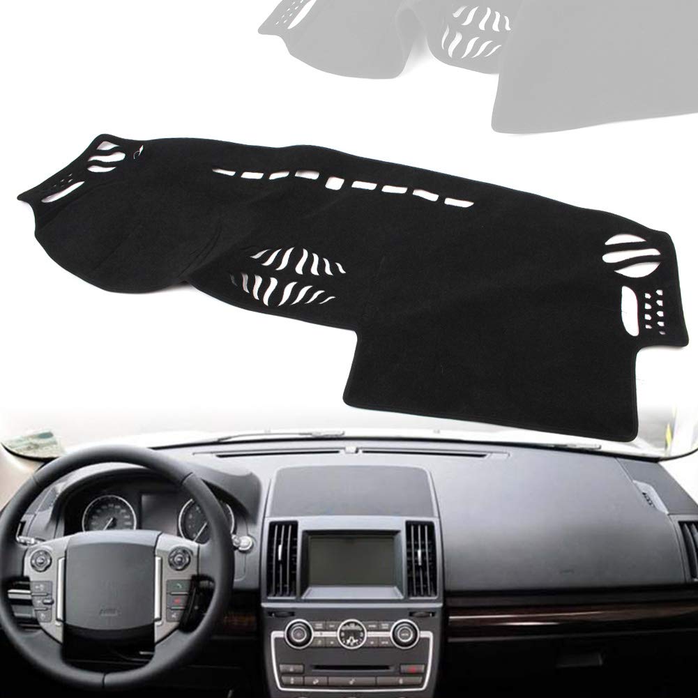 Newsmarts Auto Car Dashboard Cover Protector Dash Mat Pad Dash Board Cover Mat Carpet Fit for Land Rover LR2 2007-2014 / FREELAN