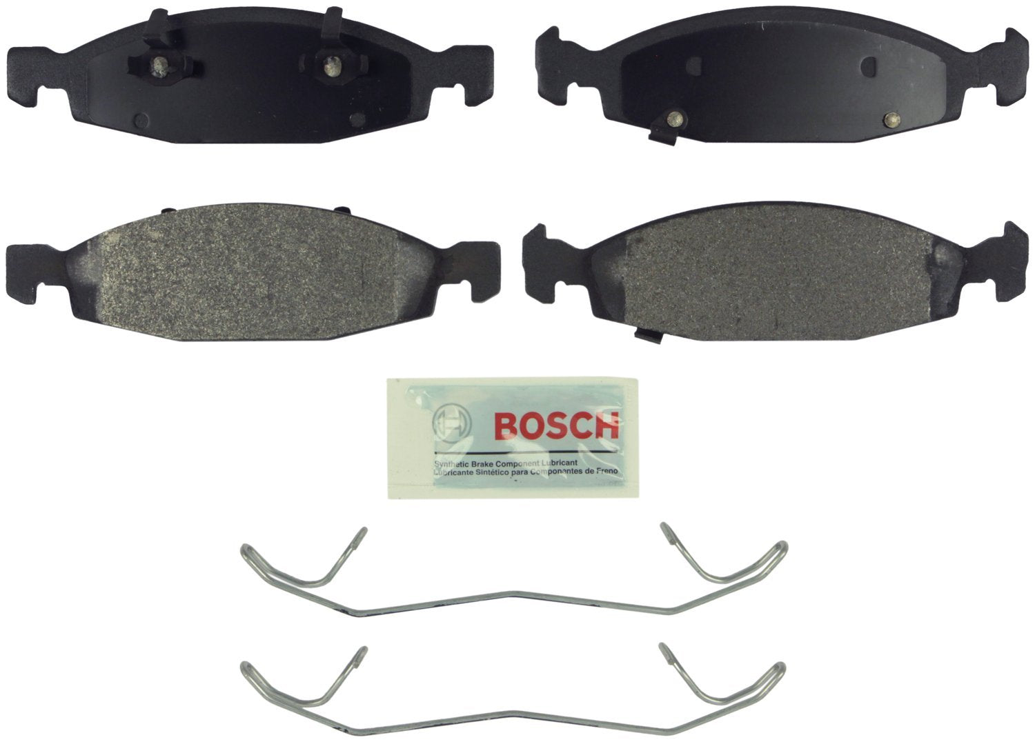BOSCH BE790H Blue Semi-Metallic Disc Brake Pad Set With Hardware - Compatible With Select Jeep Grand Cherokee; FRONT