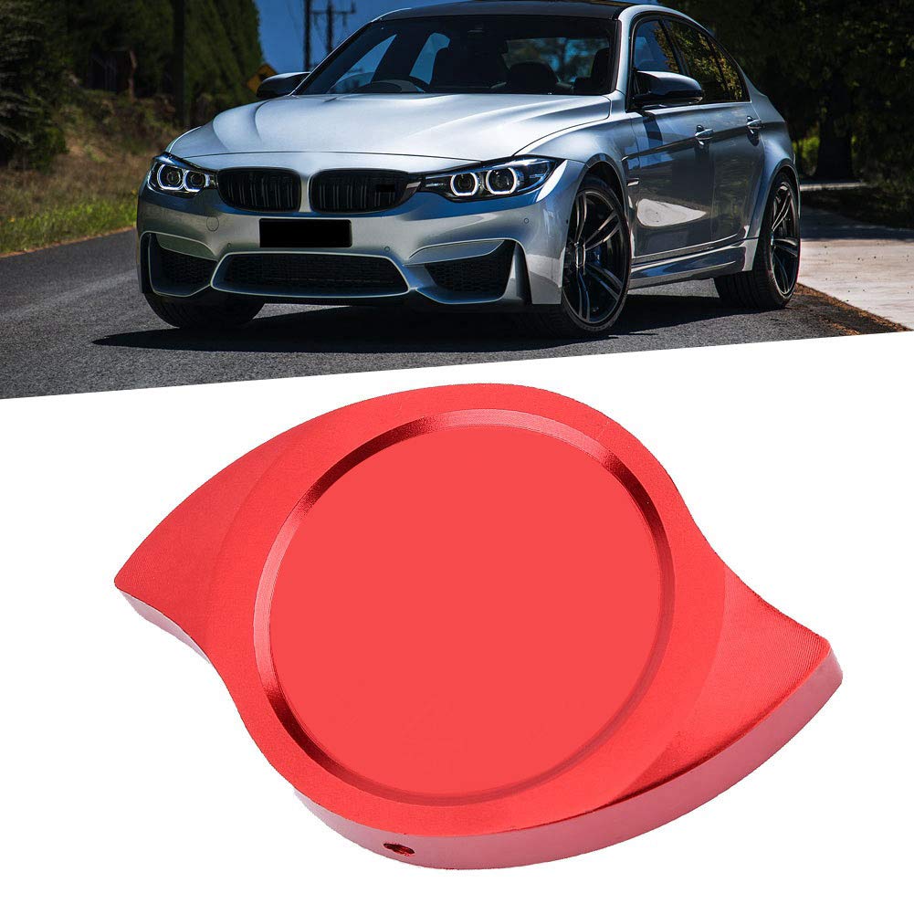 Aramox Car Decoration, 1pcs Car Modification Radiator Cover Aluminium Decorative Covers (Red)