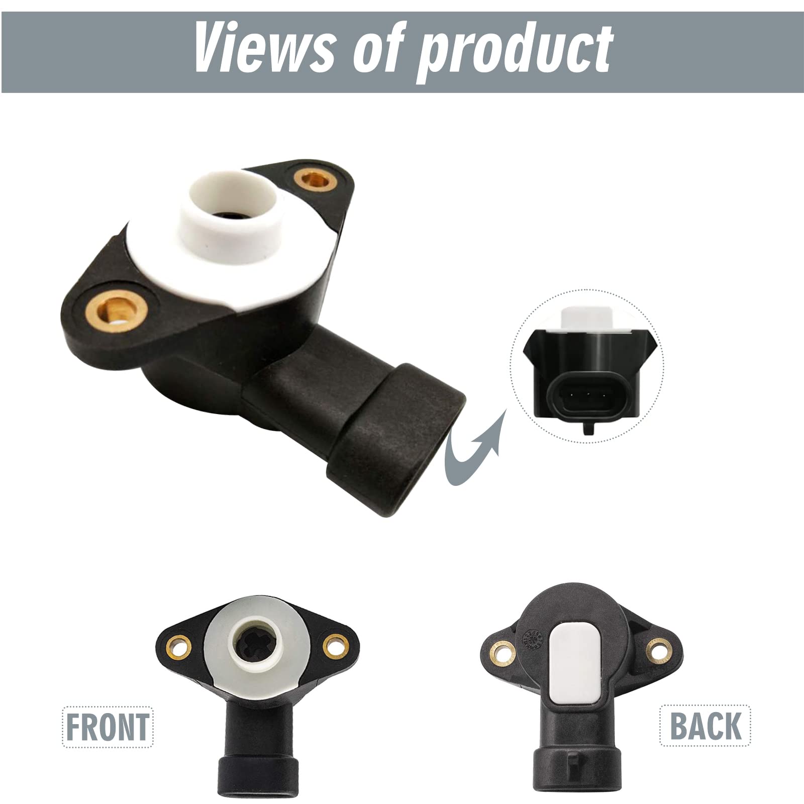 Drive-Up Golf Cart Yamaha G29 Ydre Throttle Position Sensor Sensor Accelerator Oem#Jw2-H5885-00