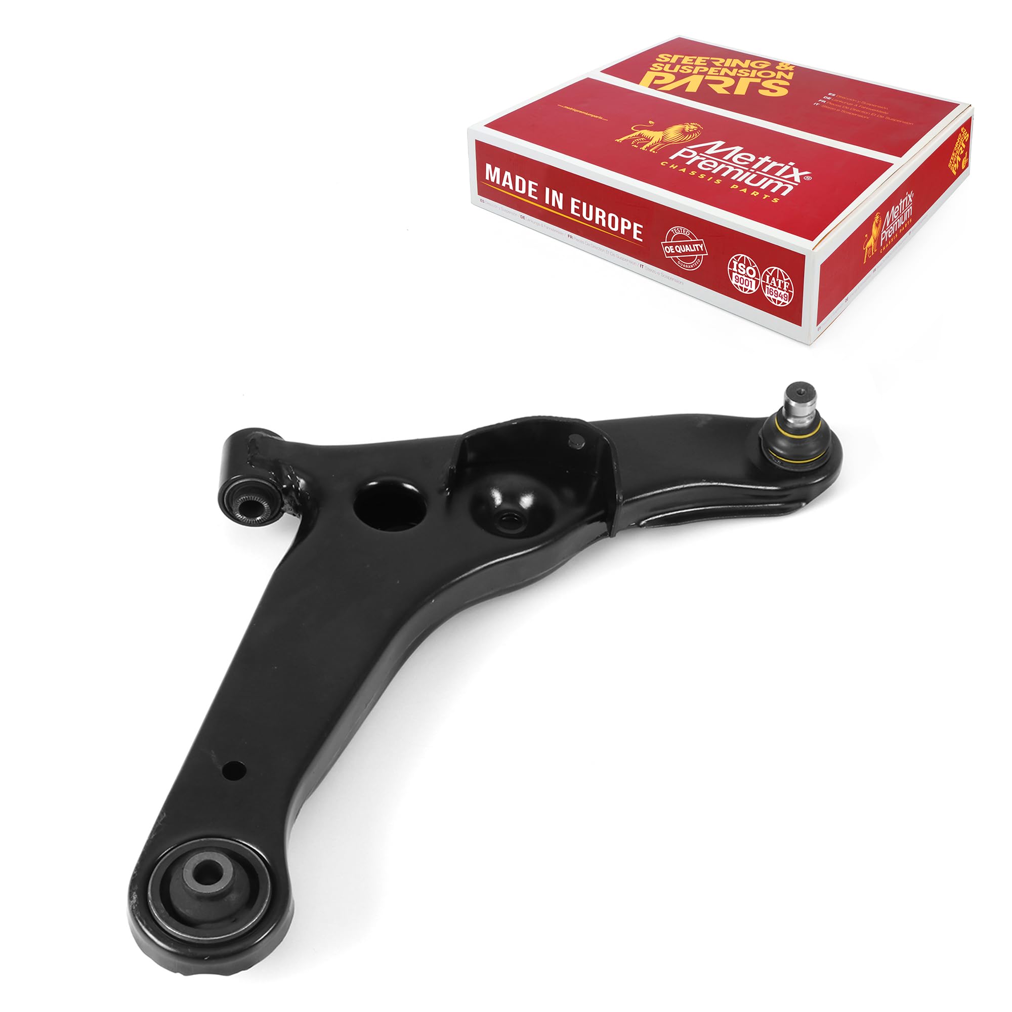 Metrix Premium Chassis Parts - Front Right Lower Control Arm W Ball Joint & Bushing Assembly Fits 2003-2006 Mitsubishi Outlander