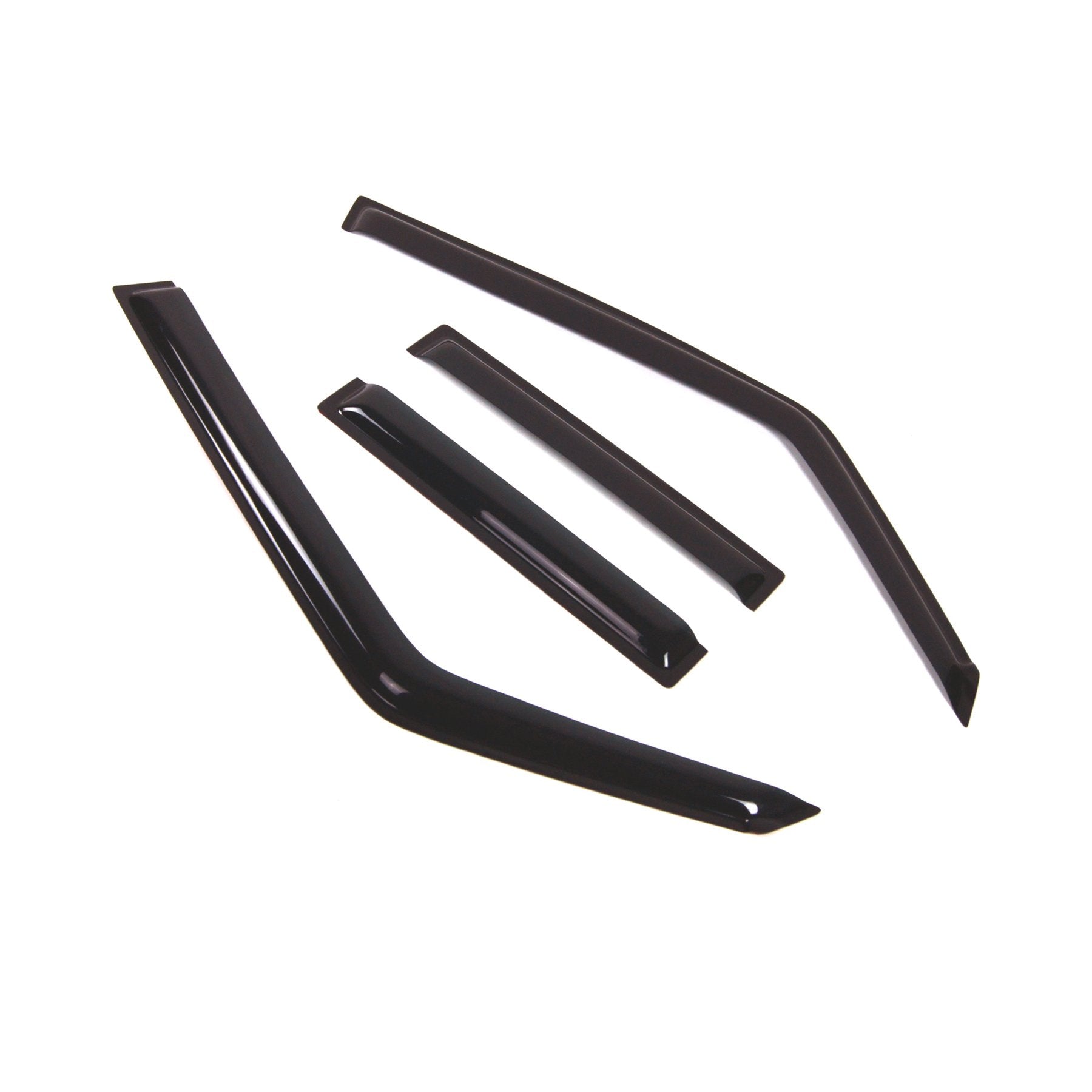 Tuningpros Outside Mount Window Vent Visors Rain Guards Compatible With Mitsubishi Montero 1992-2000 | Side Window Wind Deflecto