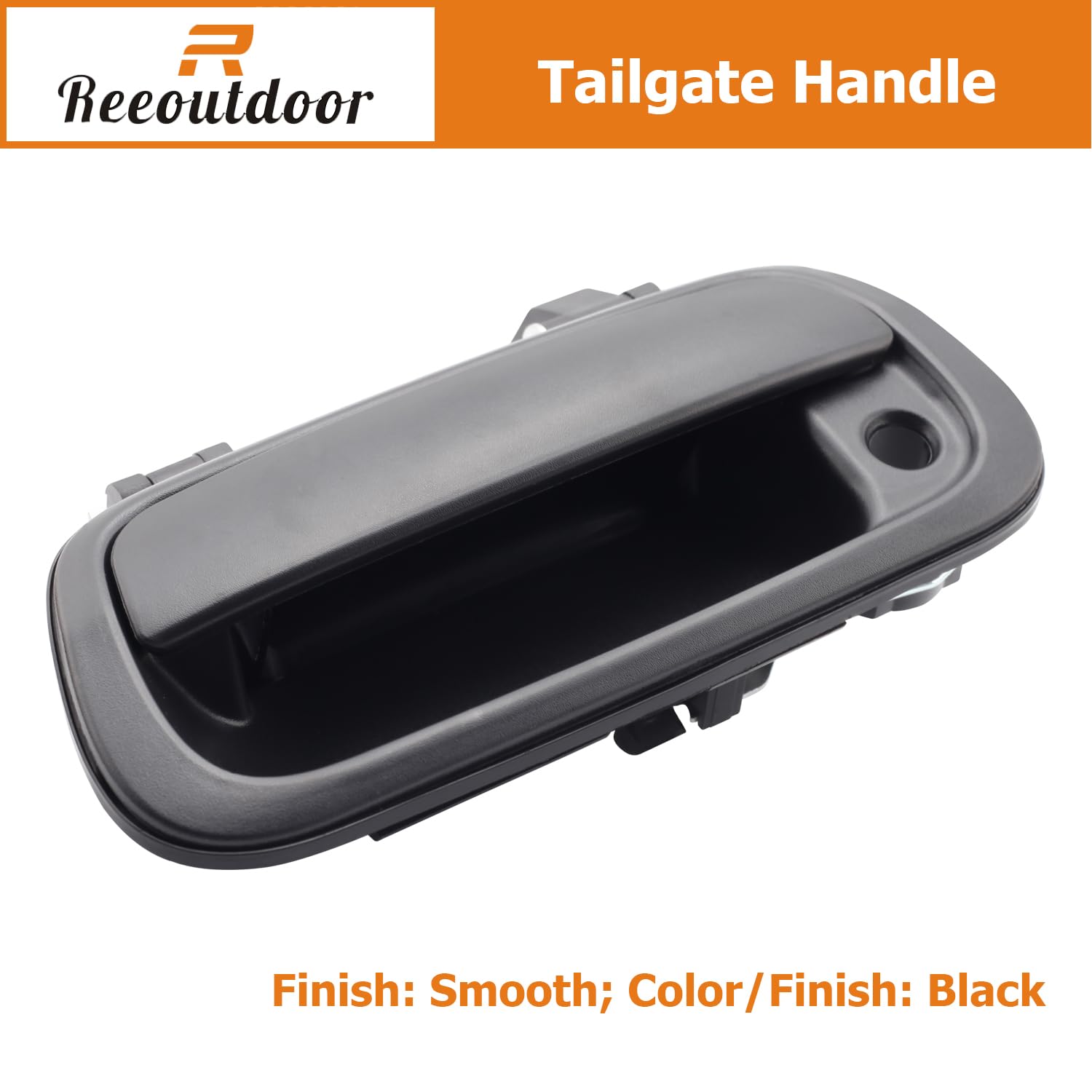 Reeoutdoor Tailgate Handle with Keyhole Compatible with 2000-2006 Tundra, Liftgate Latch Handle Replaces# 69090-0C010,690900C010