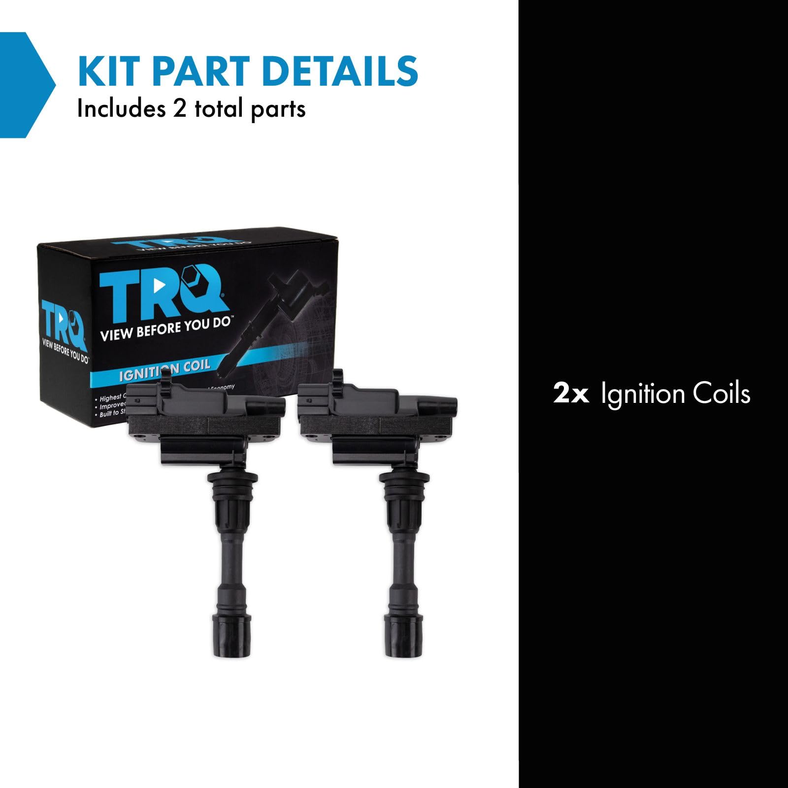 Trq Ignition Coil Set Compatible With 2001-2005 Mazda Miata