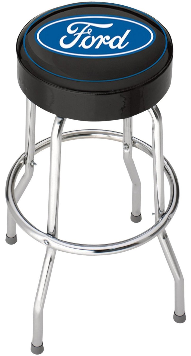 Plasticolor 4751R01 Ford Blue Oval Garage Stool