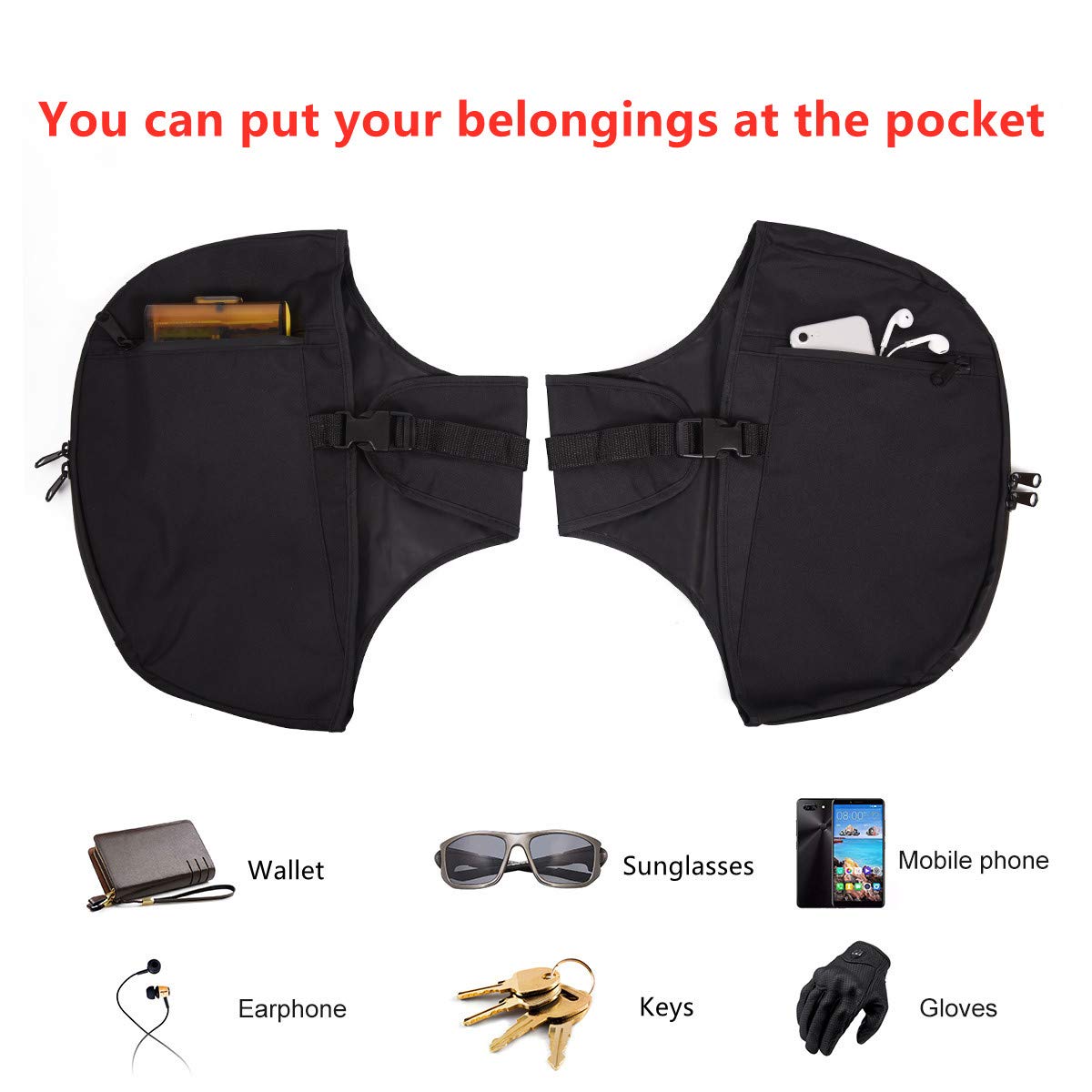 Soft Lowers Chaps Engine Guard Cover Leg Warmer for Harley Touring Street Glide Road Glide Electra Glide and Trike Models 1980-2