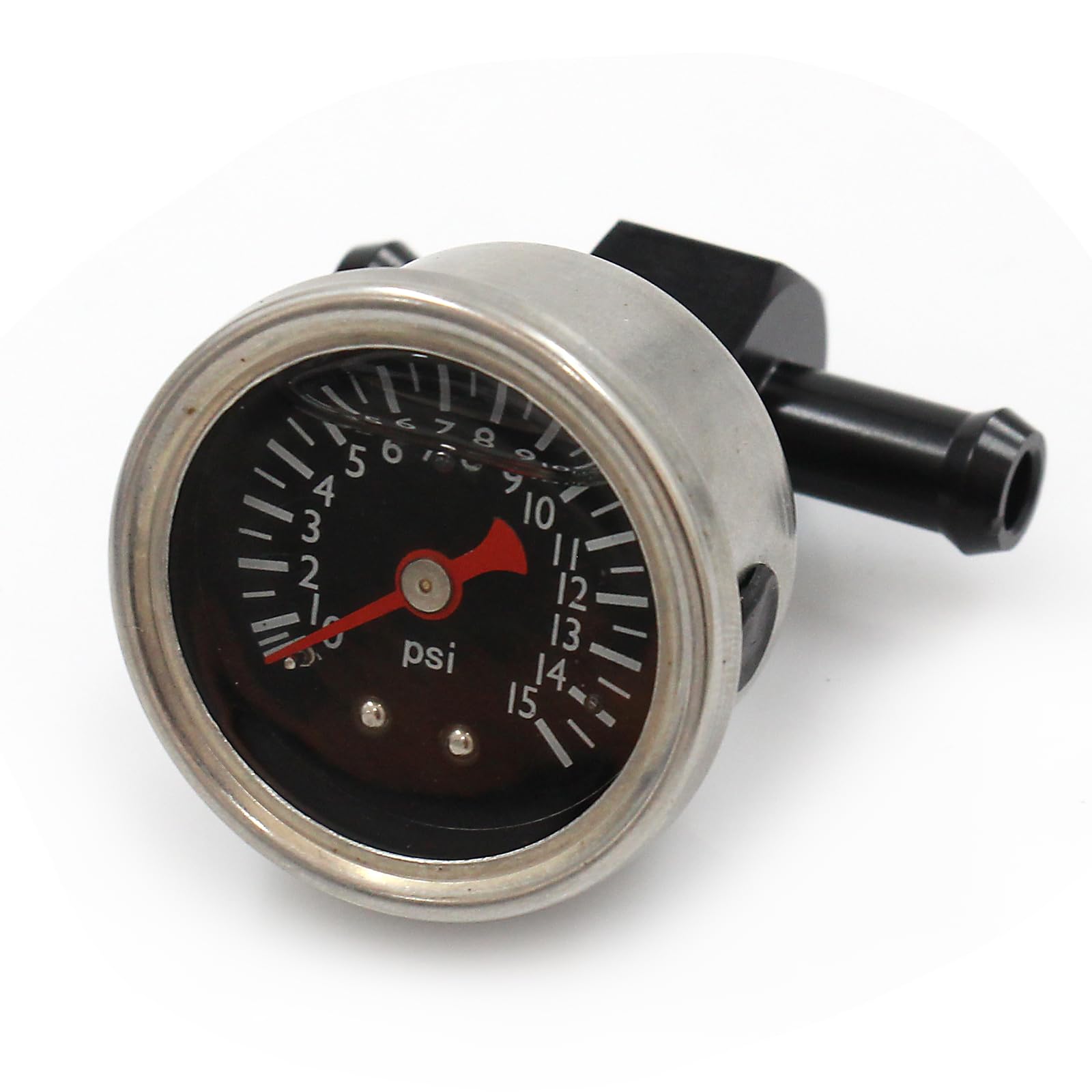 Lvoup Manual Adjustable 1-5 Psi Fuel Pressure Regulator Carburetor Carb Fuel Pump Kit With 0-15 Psi Pressure Gauge And Fuel Block