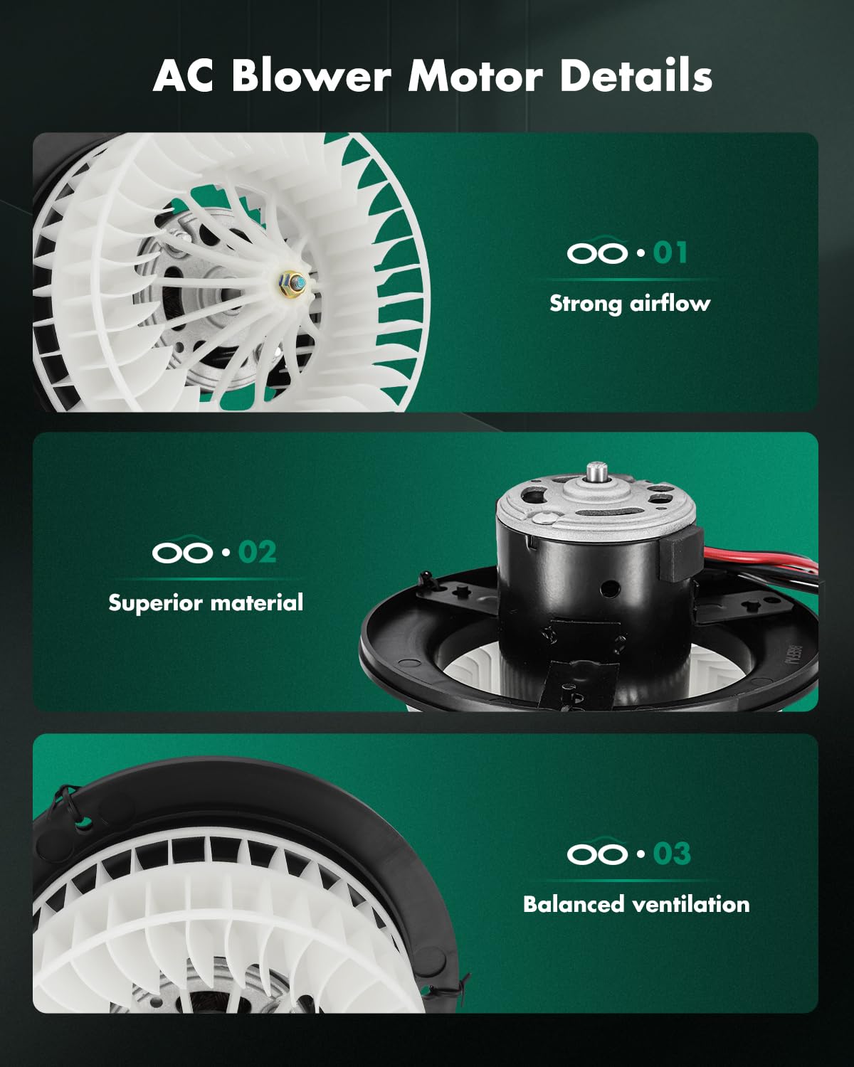 Scitoo Bm00128C Hvac Blower Motor With Fan Cage Fit For 2001-2010 For Freightliner Classic,2001-2009 For Classic Xl,1994-2000 Fo