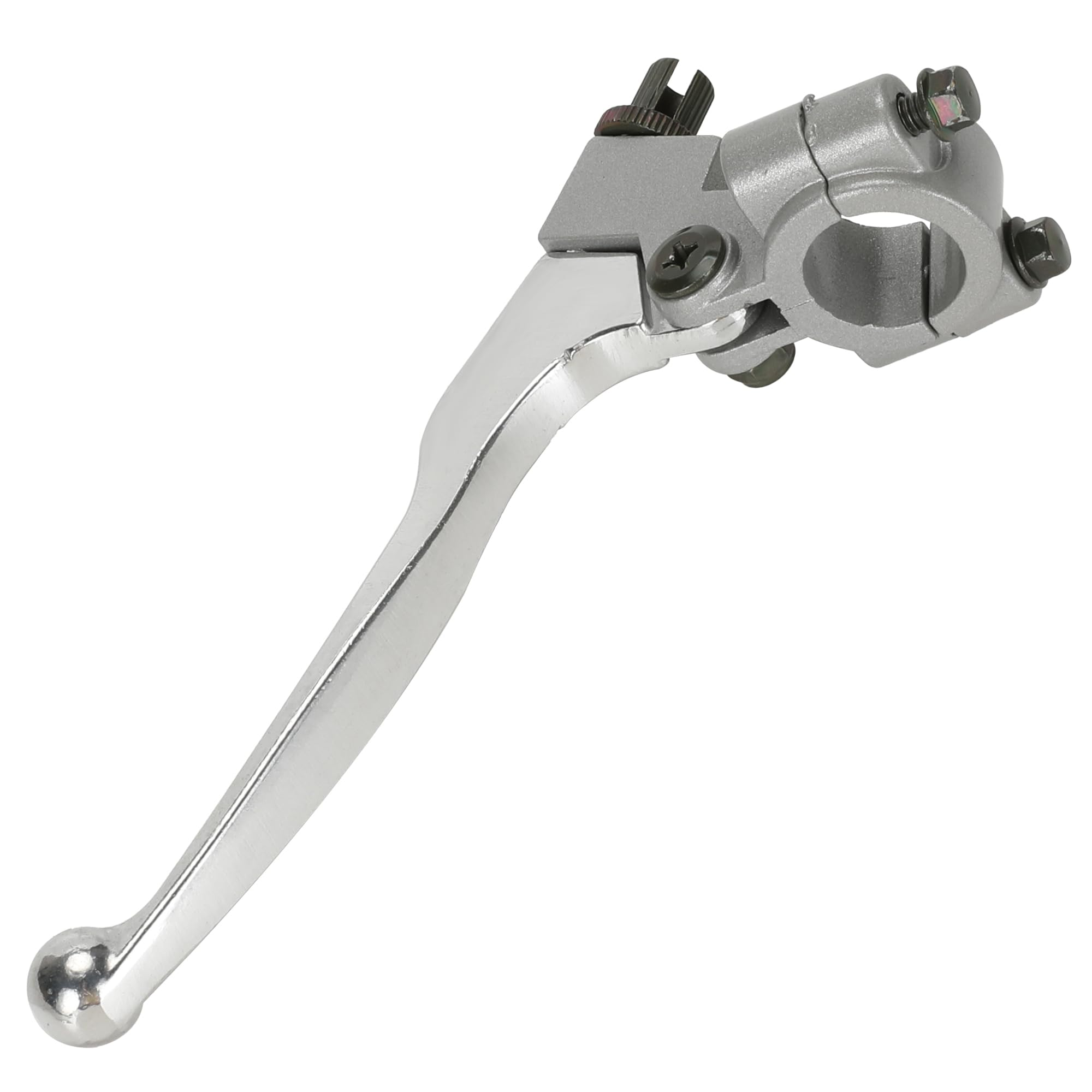 Hiaors Silver Brake Clutch Handle Lever For Ct100U Cc100X Mini Trail Bike 98Cc 3Hp 196Cc 200Cc Extreme Mini Bike 22Mm 7/8 Handler Bar Parts