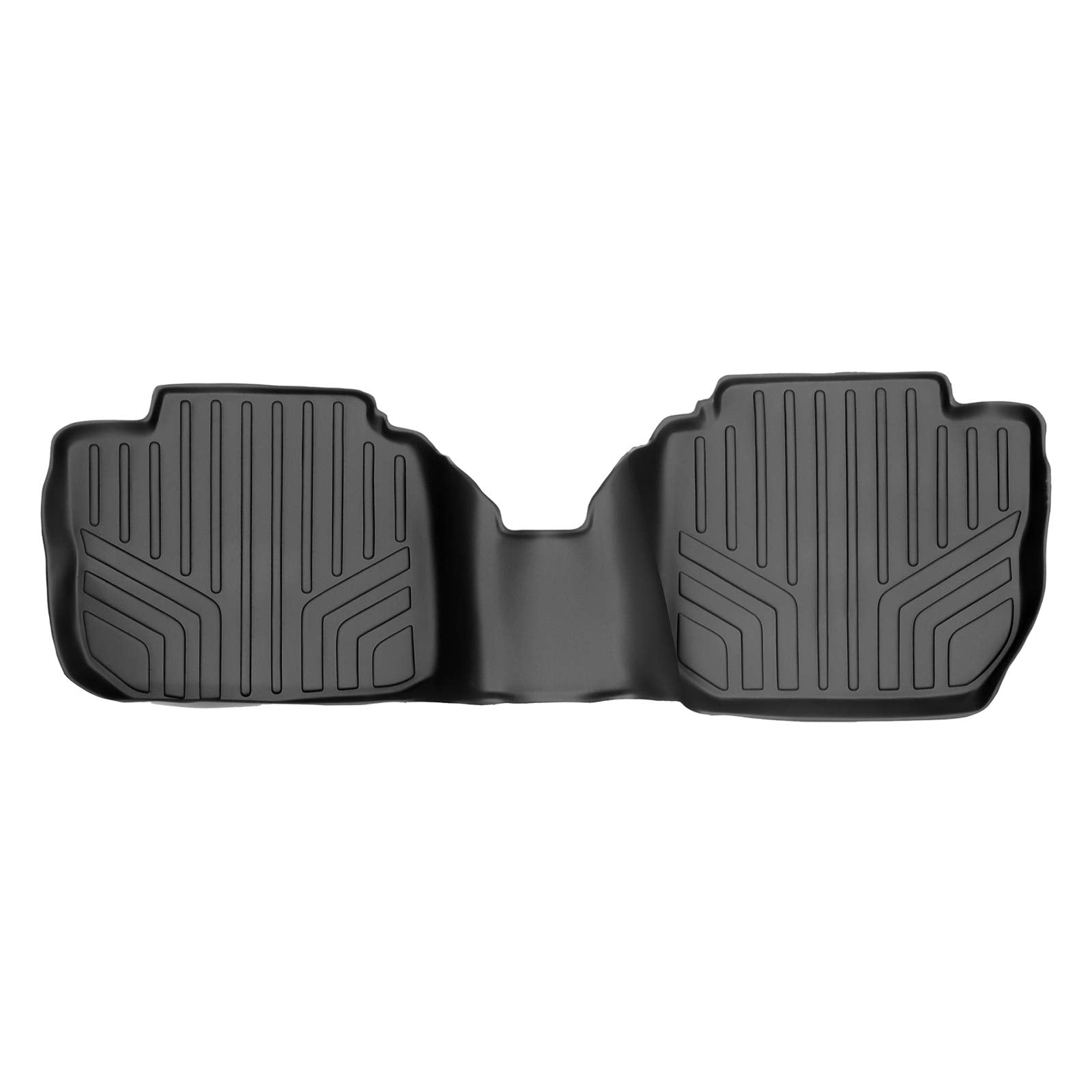 MAXLINER Floor Mats 2nd Row Liner Black for 2010-2014 Subaru Outback/Legacy