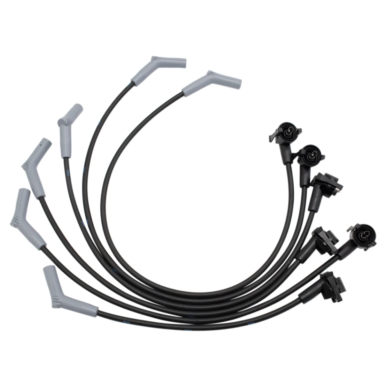 Trq Ignition Engine Spark Plug Wire Kit Set Direct Fit For Ford Taurus Mercury Sable 3.0L Ohv 8Th Vin Digit U