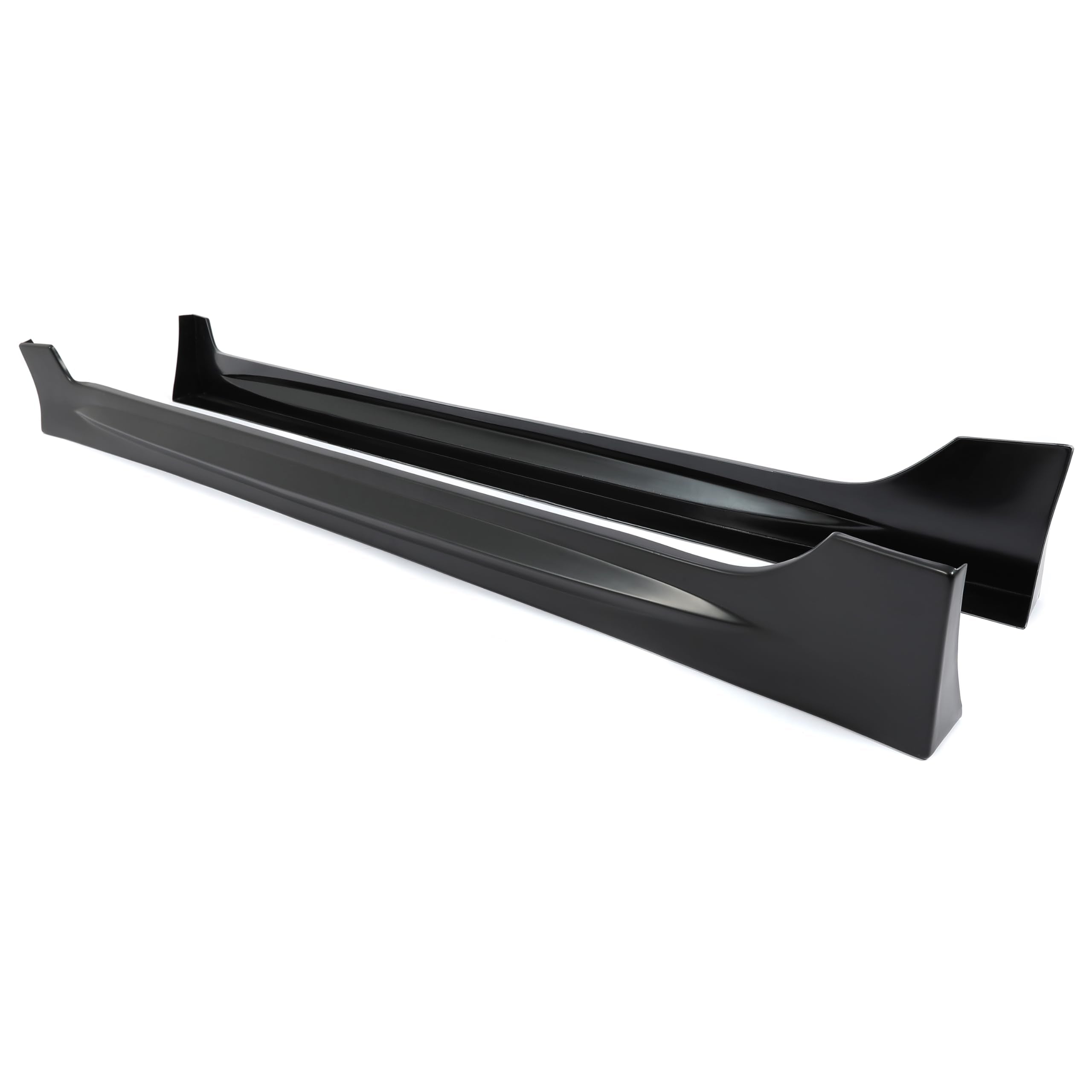 HECASA Side Skirts Replacement Compatible with 2006-2011 Honda Civic 4 Door Sedan Rocker Panels Guard Side Extension Splitter Bl