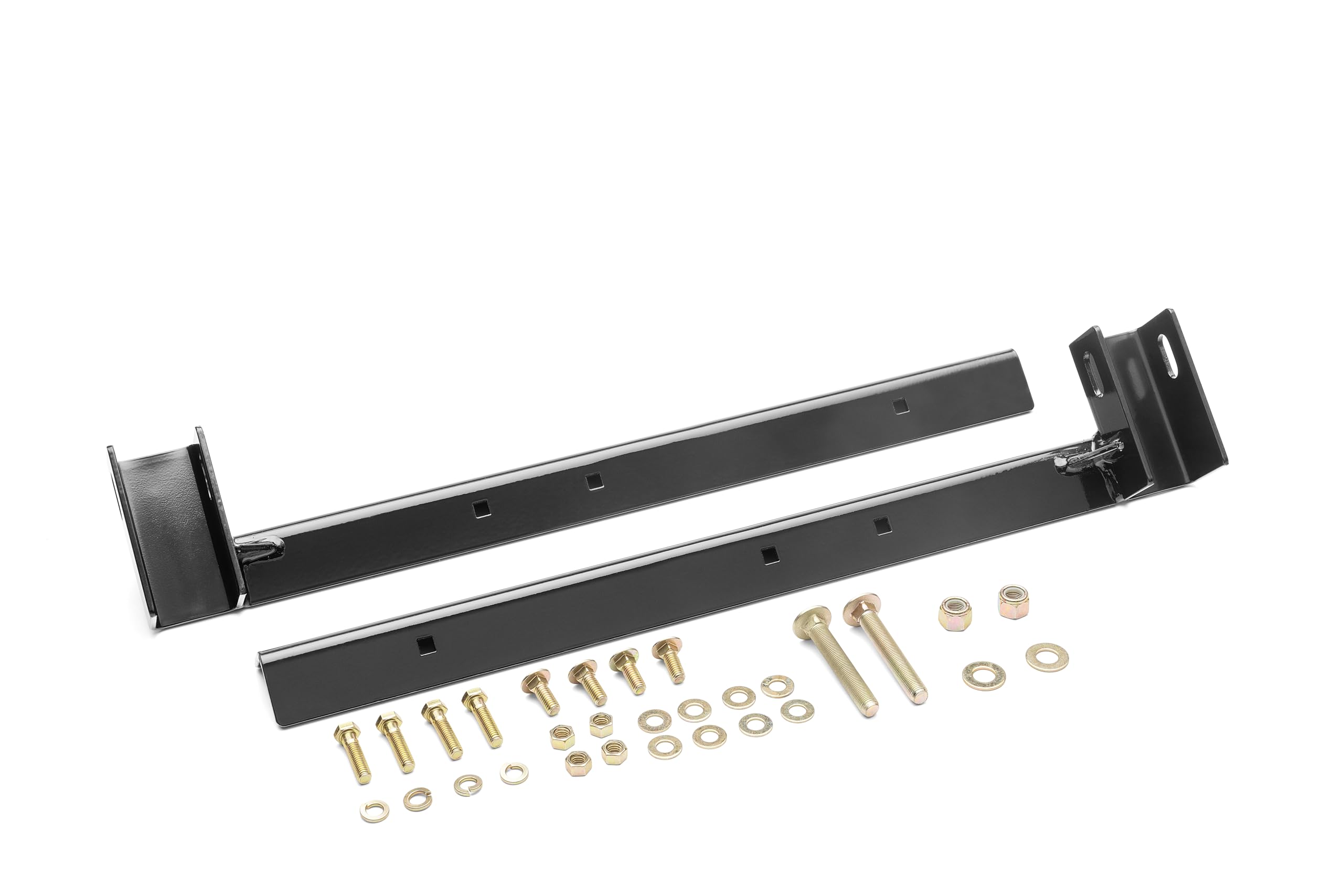 Realtruck Backrack Hardware Kit For Use W/ 21'' Toolbox, Low Profile, Black, N | 30119Lp | Fits 2002-2025 Ram 1500/2500/3500; 20