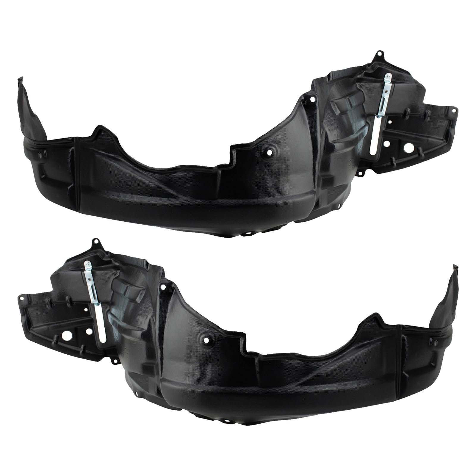 Trq Front Inner Fender Liner Set Compatible With 2014-2016 Scion Tc Sc1248111 Sc1249111