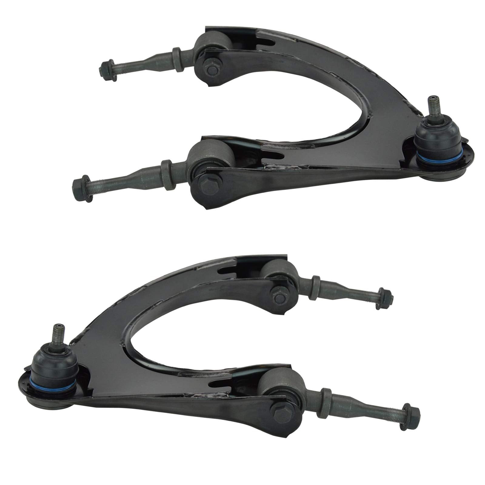 Trq Front Upper Control Arm With Ball Joint Set Compatible With 1995-2000 Chrysler Sebring Dodge Avenger 1995-1998 Eagle Talon 1