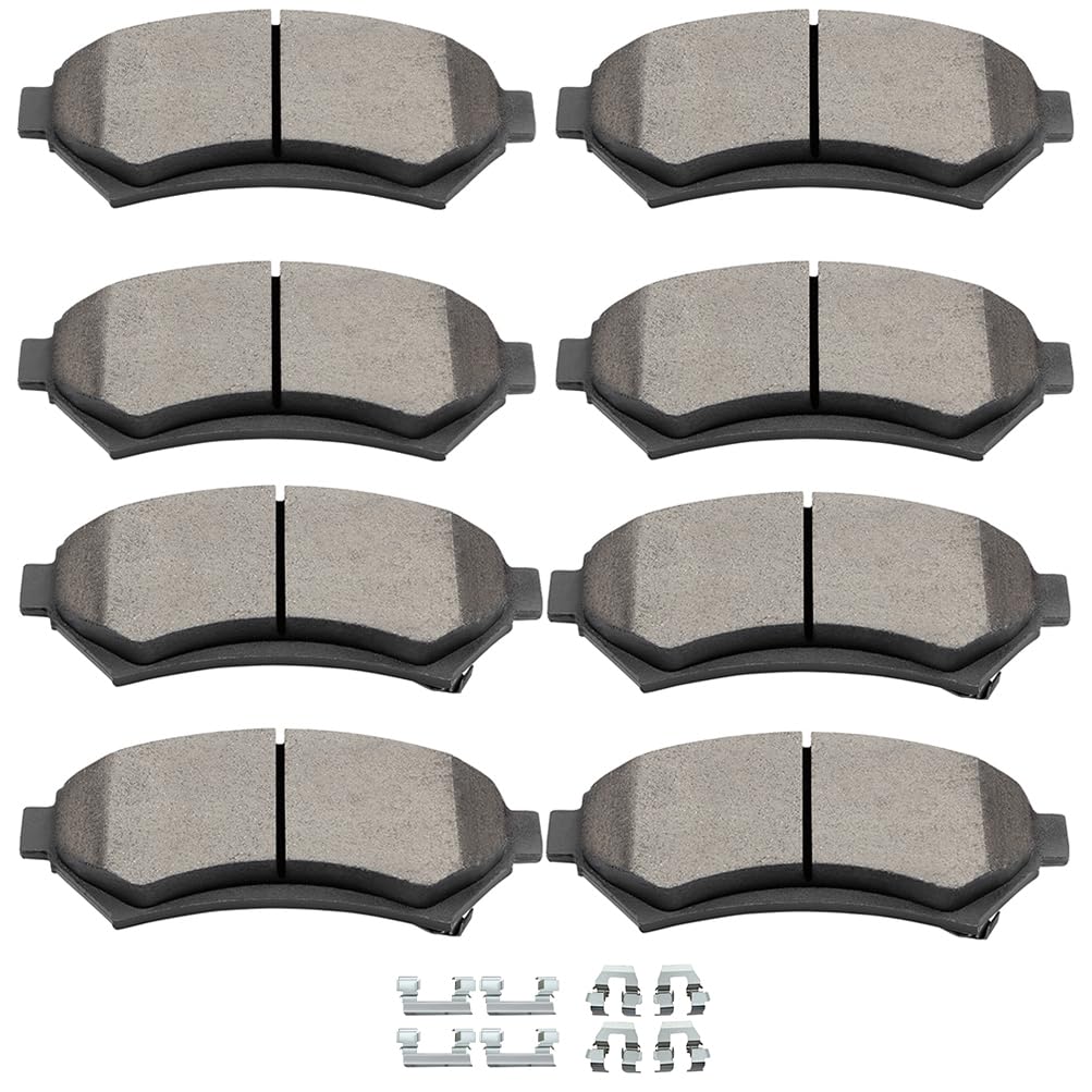 Ceramic Pads Kits, Scitoo Brakes Pads Set Fit For Buick Century,For Cadillac Deville,Eldorado,Seville,For Chevy Impala,Monte Car