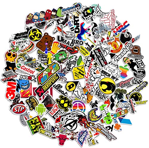 Walldesign 121 Sticker Set Of Glossy Racing Selfadhesive Stickers For Bike Fans, Car, Mobile, Laptop, Accessories, Gift  Durab