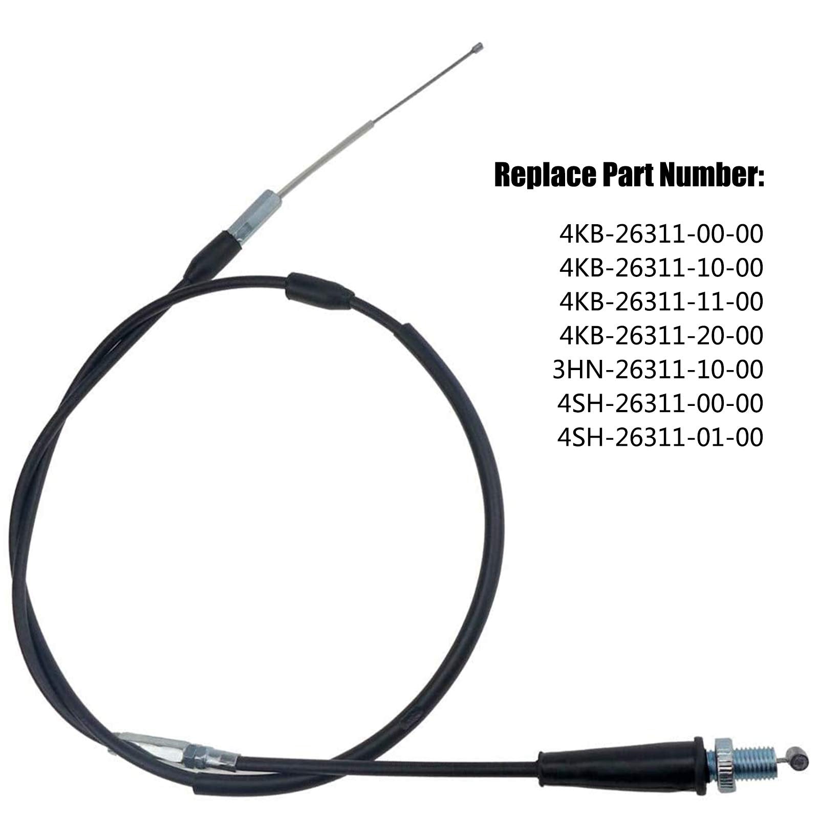 AUGREX Throttle Cable 4KB-26311-00-00 for Yamaha Bear Tracker 250, Wolverine 350, Kodiak 400, Big Bear 350