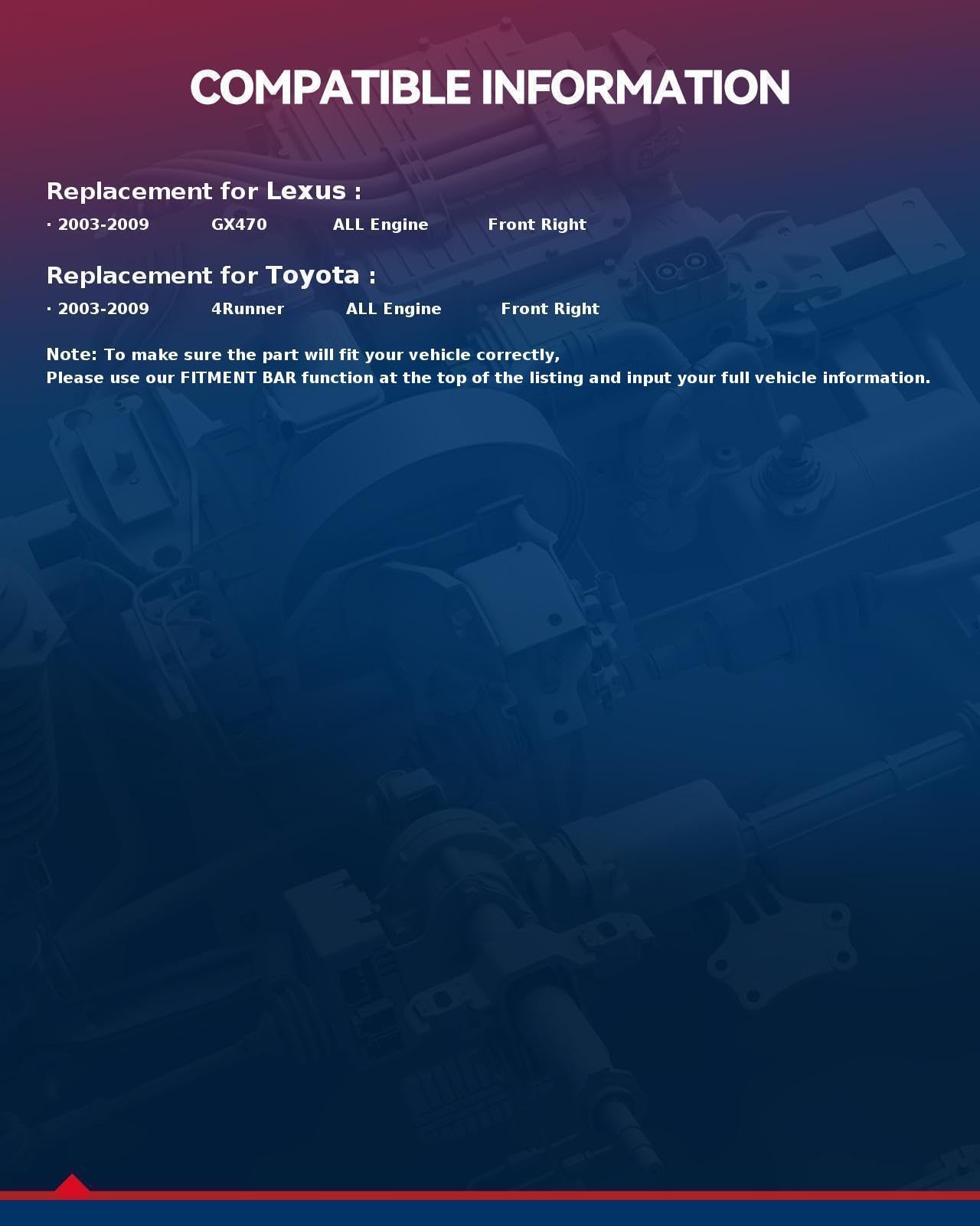 Kax Front Right Brake Caliper 192766 Compatible For 4Runner 2003-2009, Gx470 2003-2009, Replacement Brake Caliper