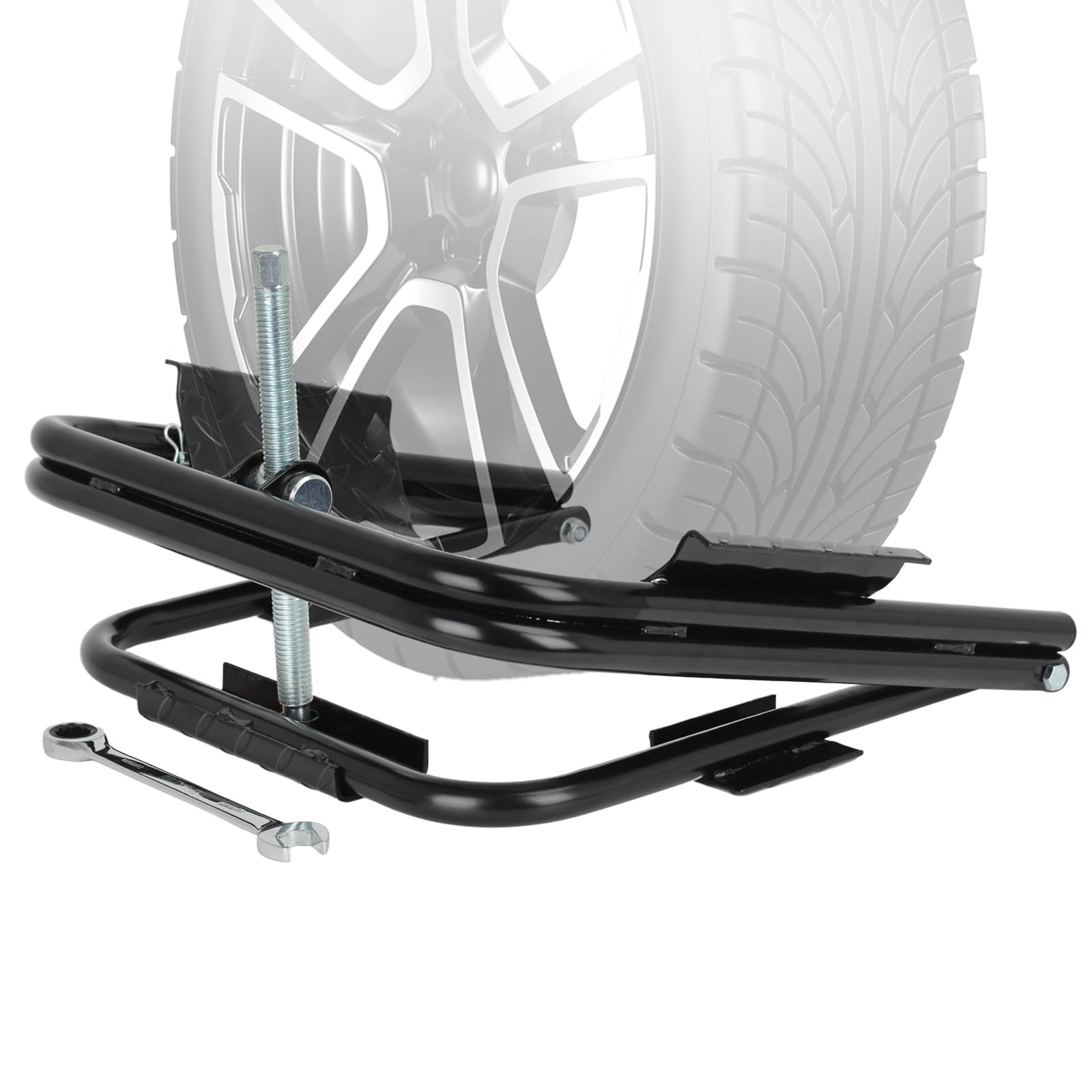 OULEME Light Trailer Tire Leveler with Ratchet Wrench, RV Camper Leveling System Fits Most 13, 14 and 15 Trailer Wheels, E