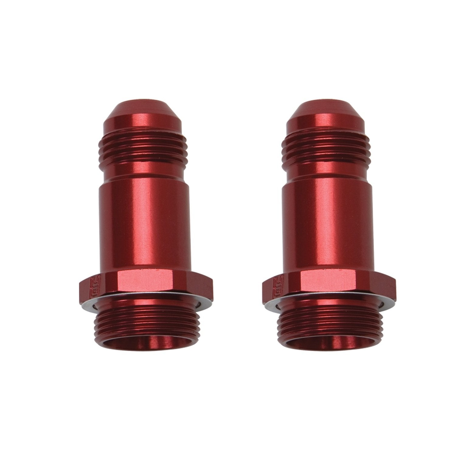 Edelbrock/Russell 640210-8 An Red Anodized Carburetor Adapter Fitting