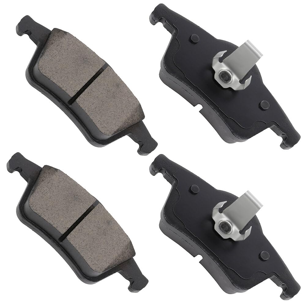Cciyu D795 Rear Semi-Metallic Disc Brake Pads Kit For Volvo S60 2001-2009, S70 1999-2000, S80 1999-2006, V70 1999-2007, Xc70 200