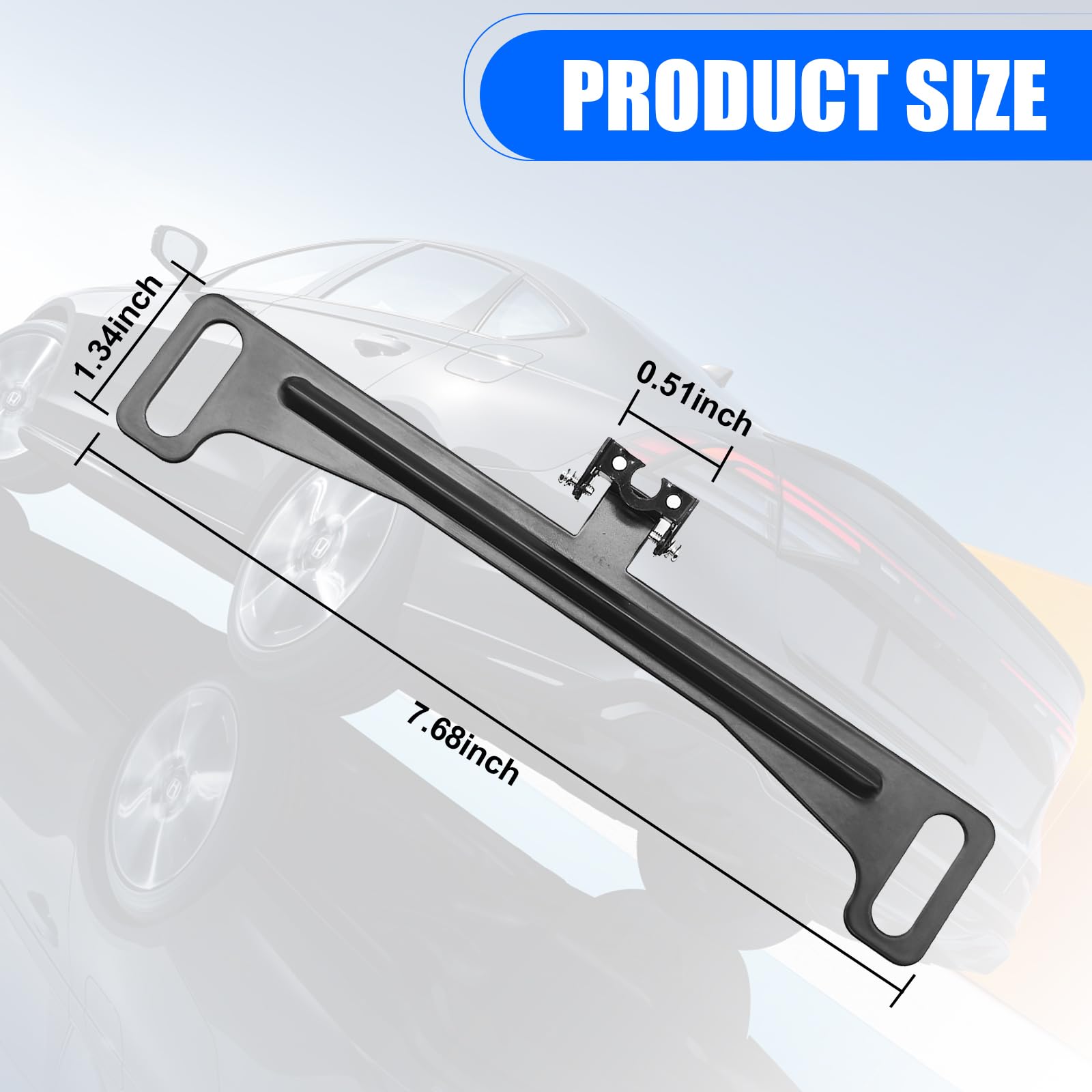 Flygun Pack-1 Car Rear View Camera Bracket, Metal Dash Cam Mount Kit, Waterproof License Plate Mount, Back Up Camera Installatio