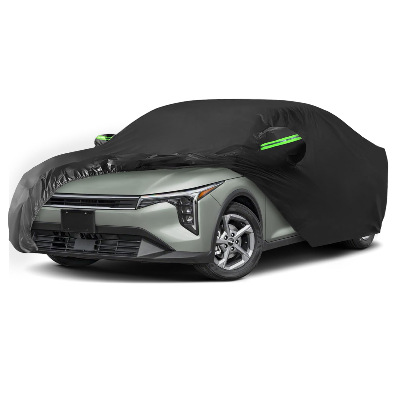 Proadsy 2025 Upgrade Car Cover Custom Fit For 2024 2025 Kia K4, Waterproof All Weather For Automobiles, Full Exterior Cover Rain