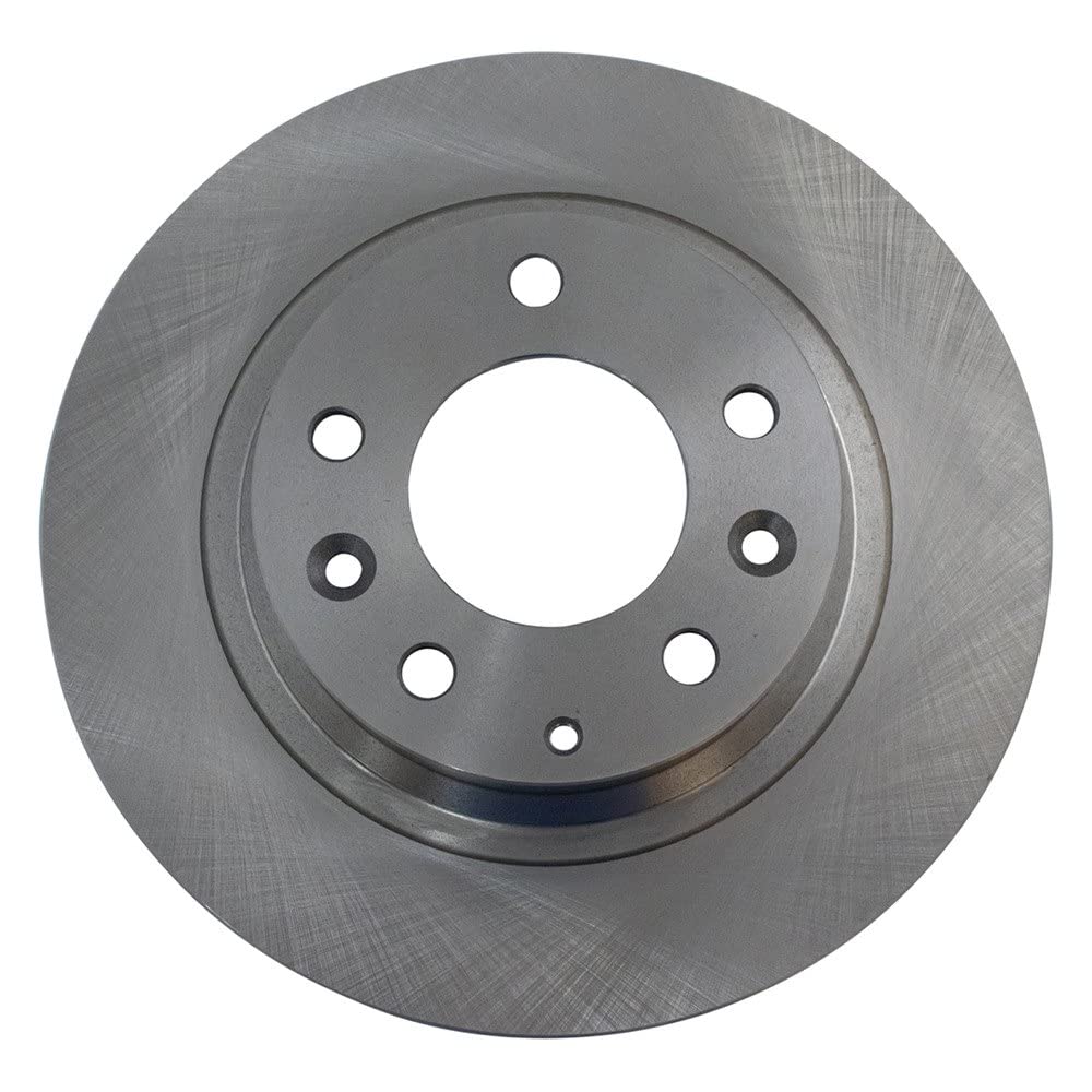 Trq Rear Brake Rotors Set Solid Compatible With 2006-2012 Ford Fusion 2007-2012 Lincoln Mkz 2006 Zephyr 2003-2013 Mazda 6 2006-2