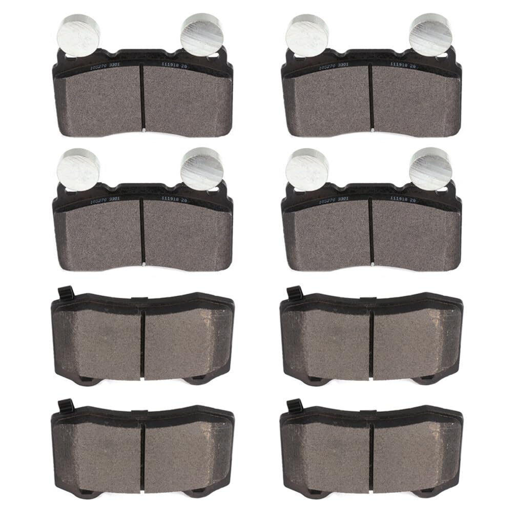 Scitoo D1053 D1474 Front Rear Semi-Metallic Brake Pads Sets Fit For Chevrolet Camaro 2011 2012 2013 2014 2015