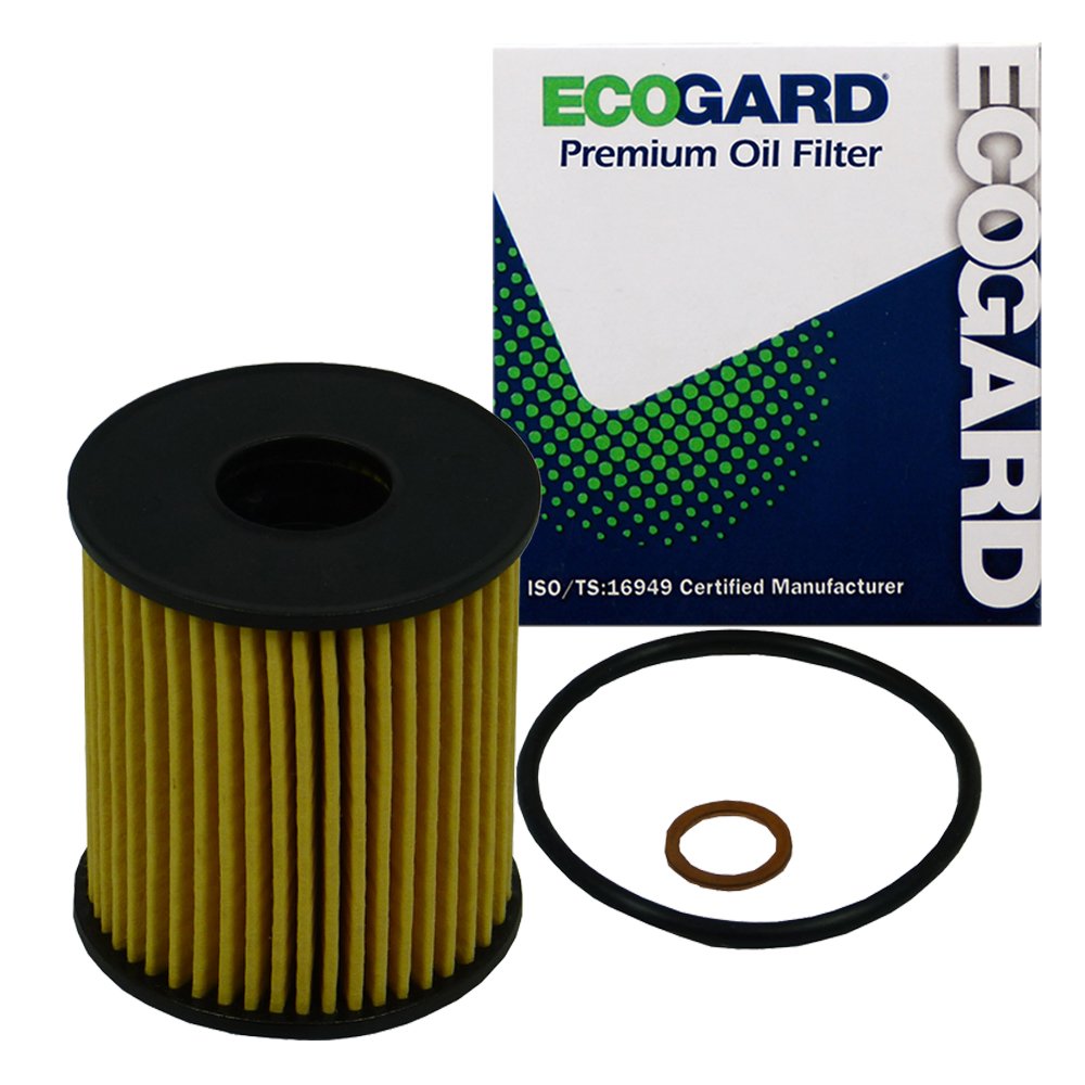 Ecogard X5830 Premium Cartridge Engine Oil Filter For Conventional Oil Fits Mini Cooper 1.6L 2007-2015, Cooper Countryman 1.6L 2011-2016, Cooper Paceman 1.6L 2013-2016